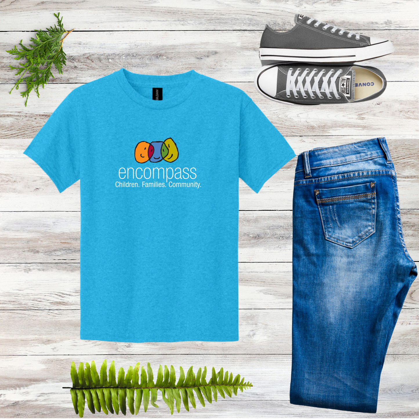 Encompass Youth Crewneck Tee