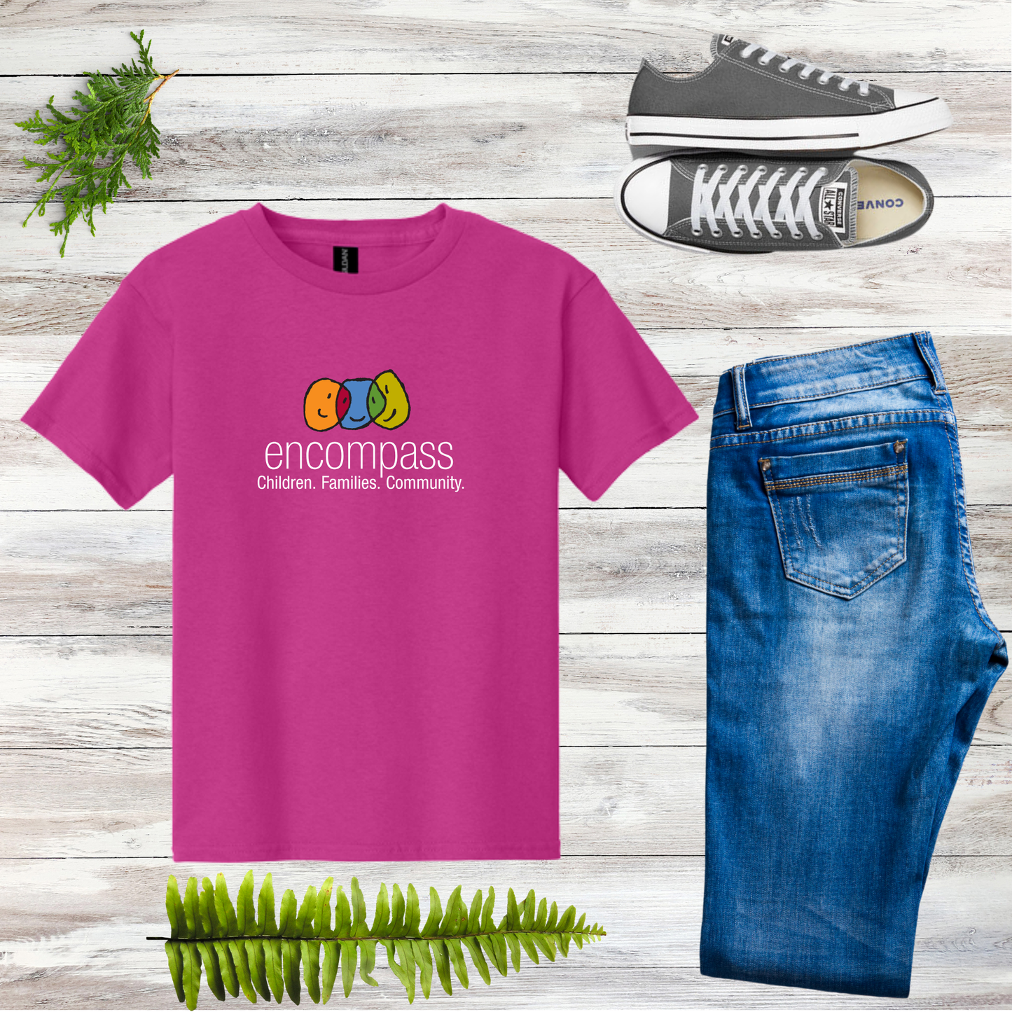 Encompass Youth Crewneck Tee