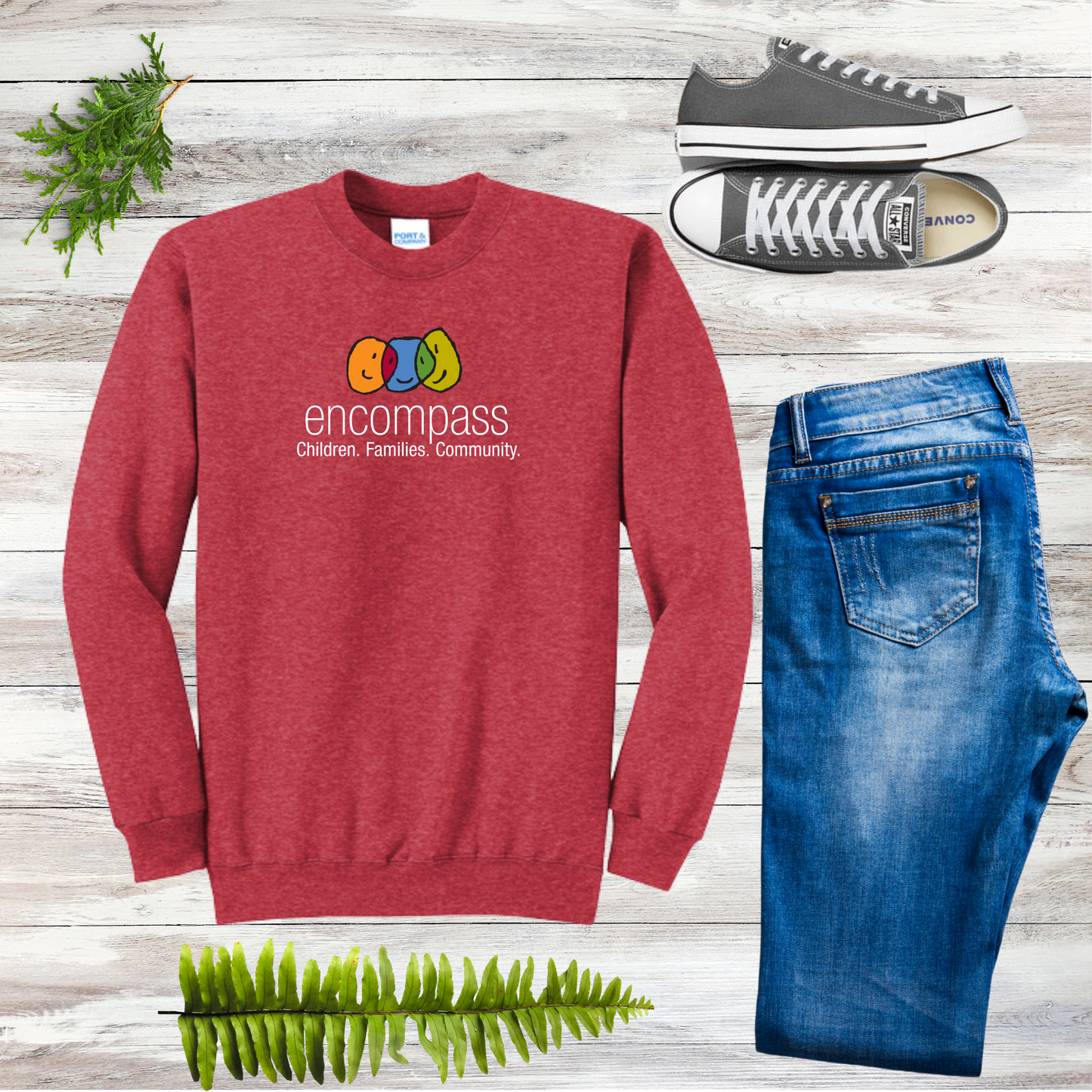 Encompass Unisex Crewneck Sweatshirts