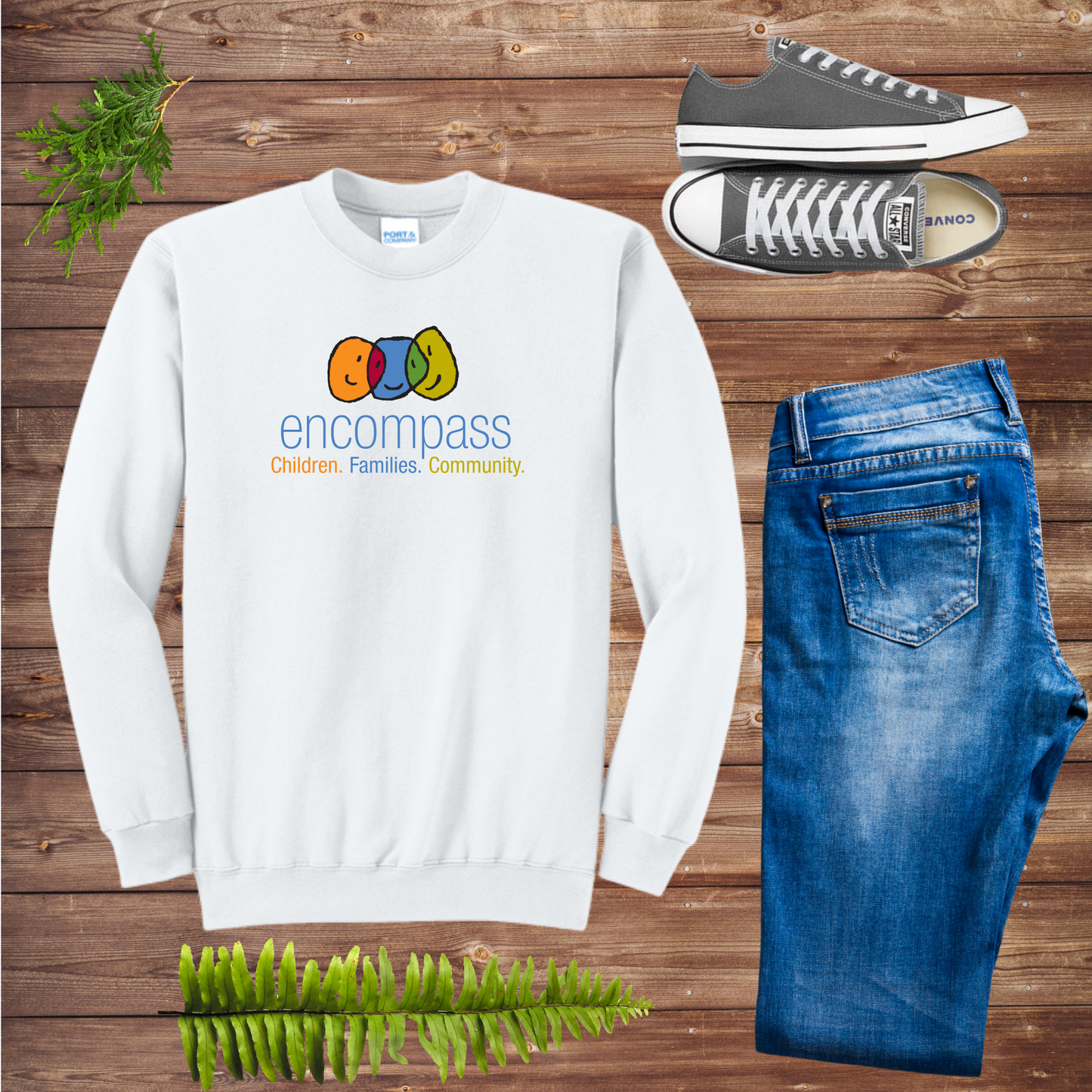 Encompass Unisex Crewneck Sweatshirts