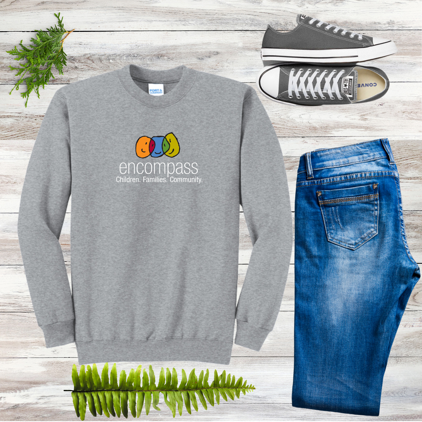 Encompass Unisex Crewneck Sweatshirts