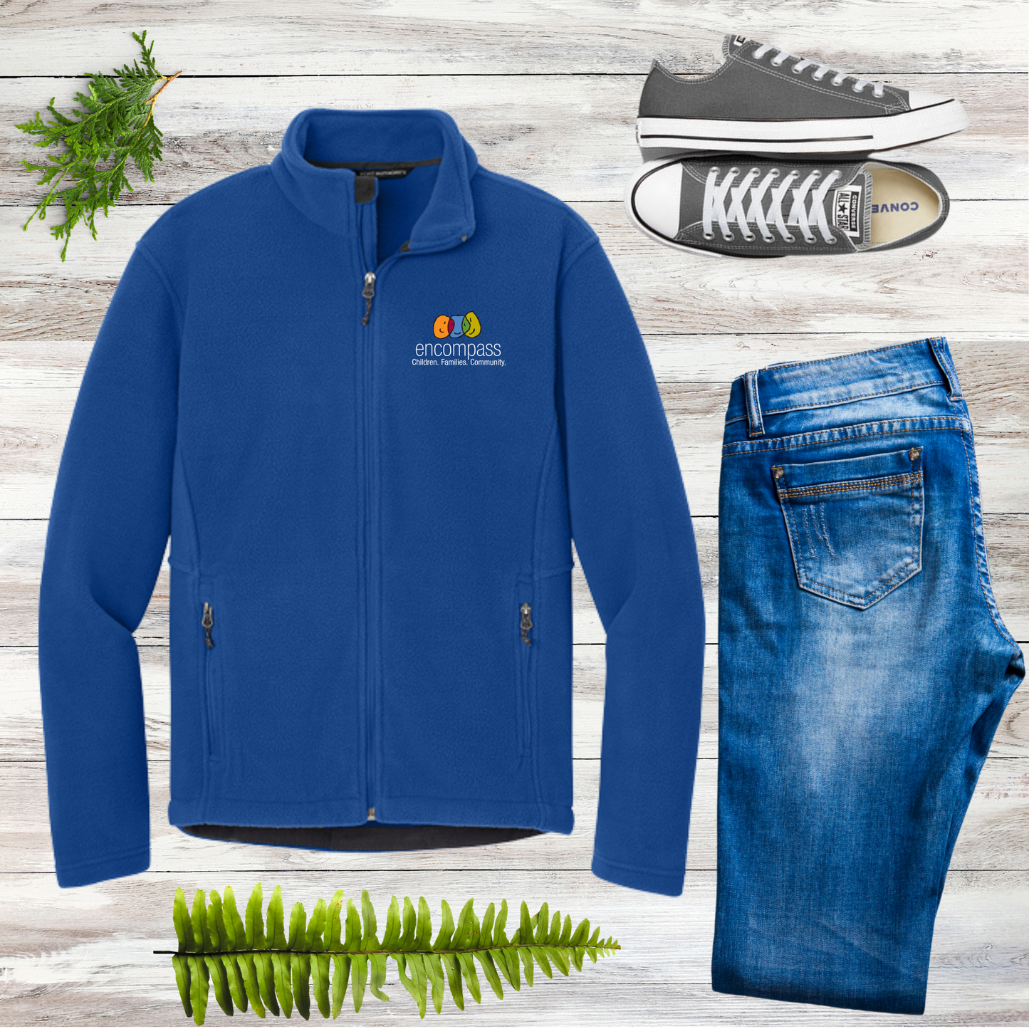 Encompass Men's Embroidered Full-Zip Fleece Jacket