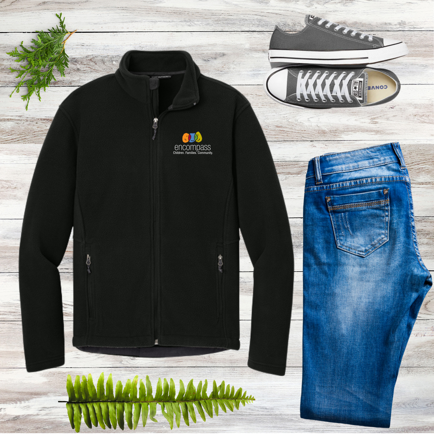 Encompass Men's Embroidered Full-Zip Fleece Jacket