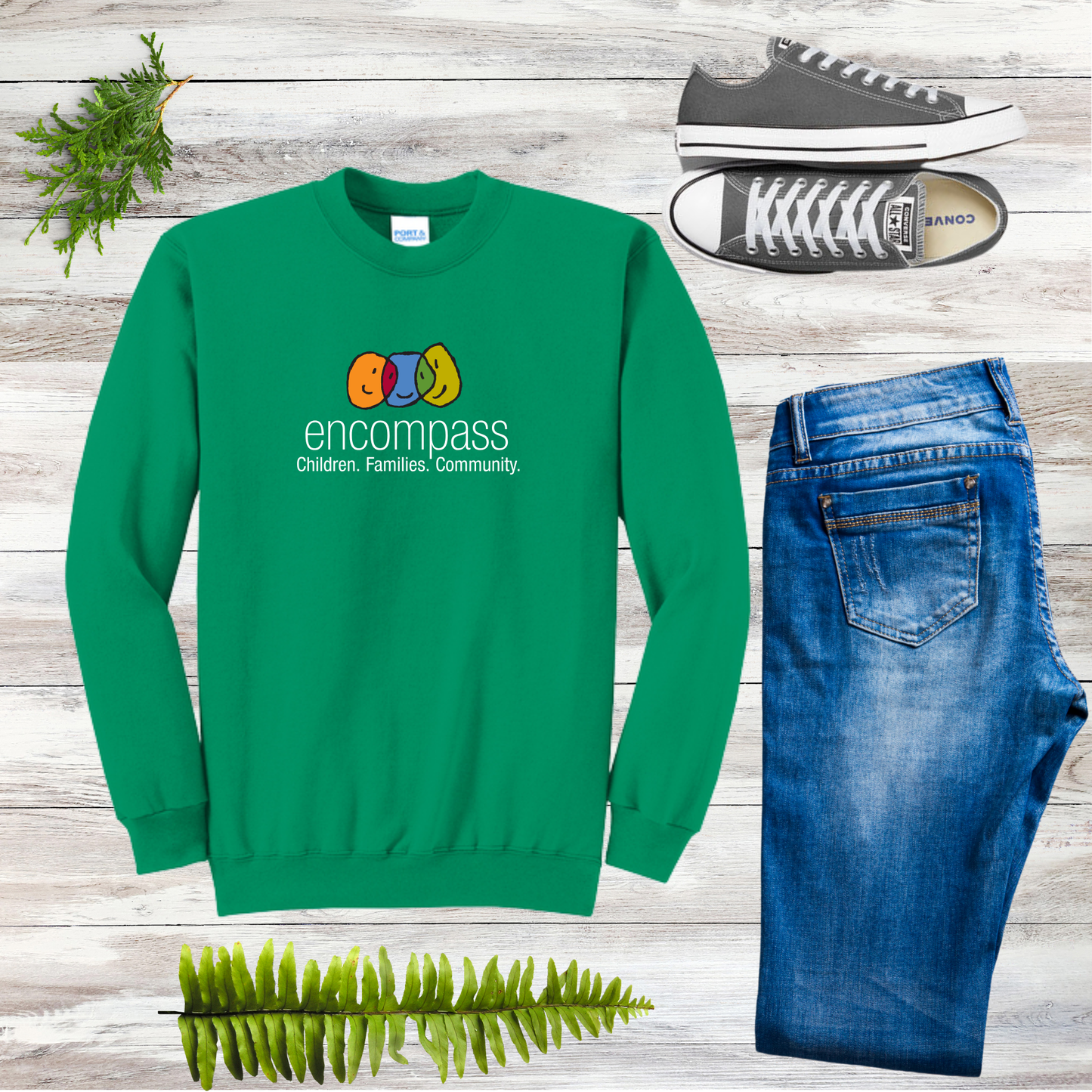 Encompass Unisex Crewneck Sweatshirts