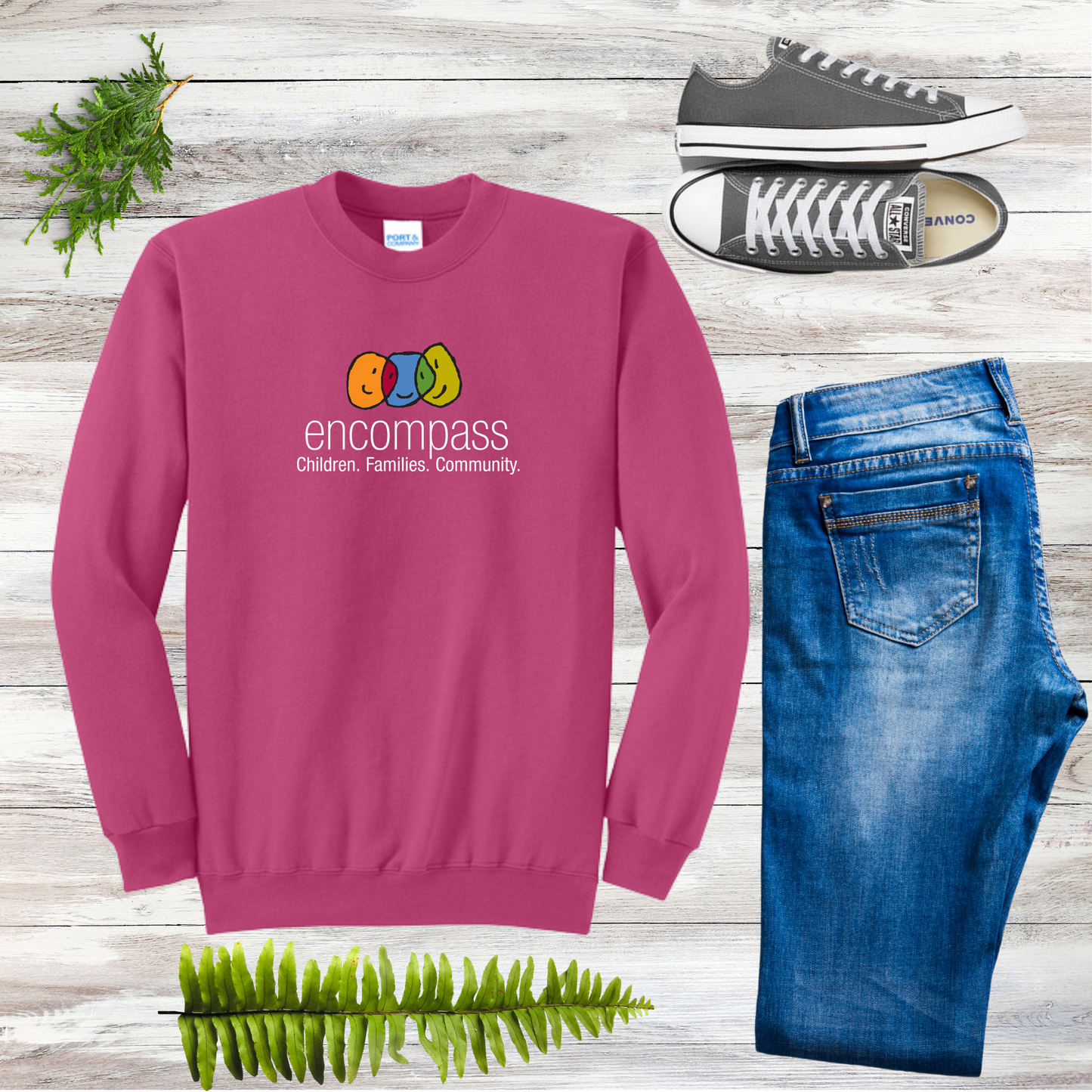 Encompass Unisex Crewneck Sweatshirts