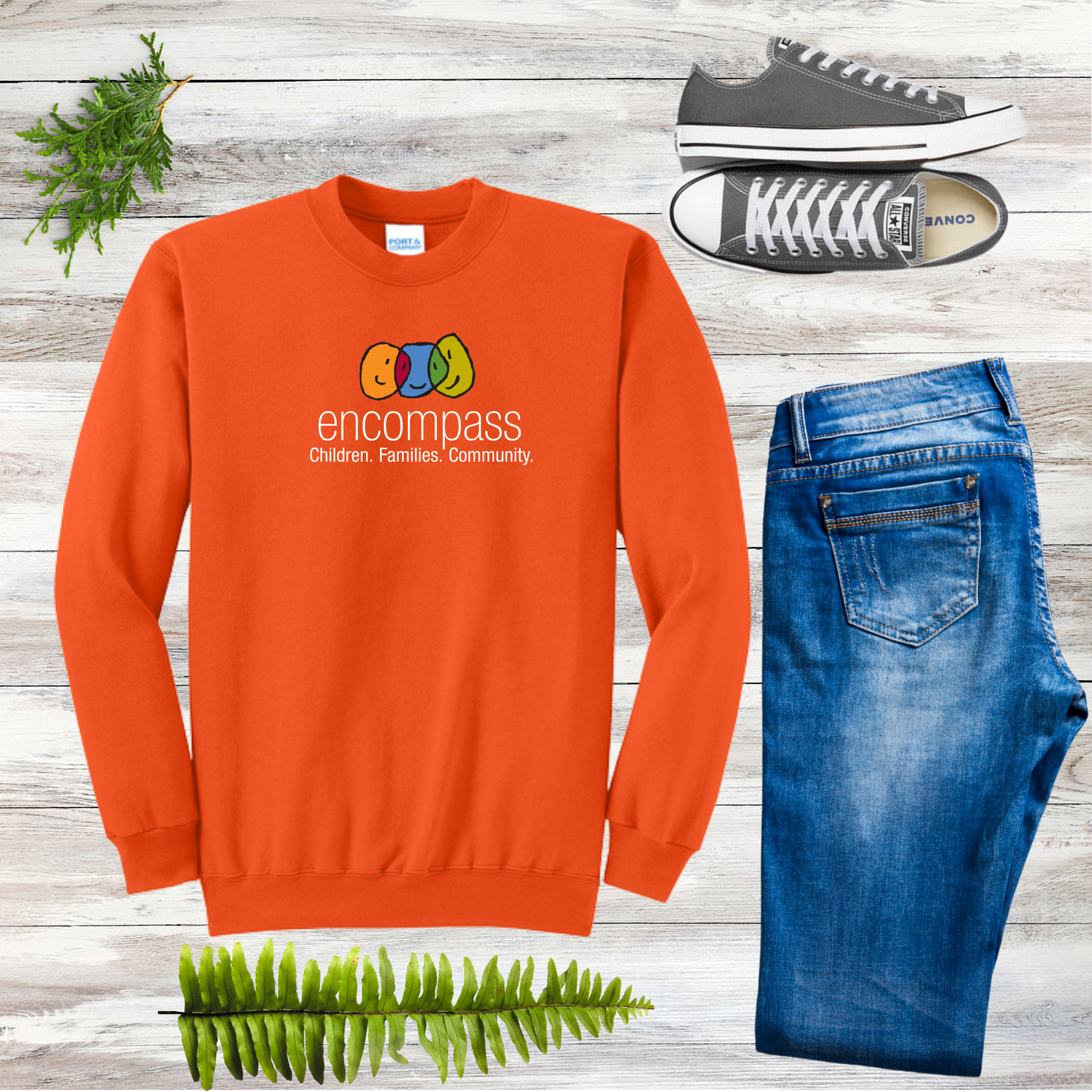 Encompass Unisex Crewneck Sweatshirts