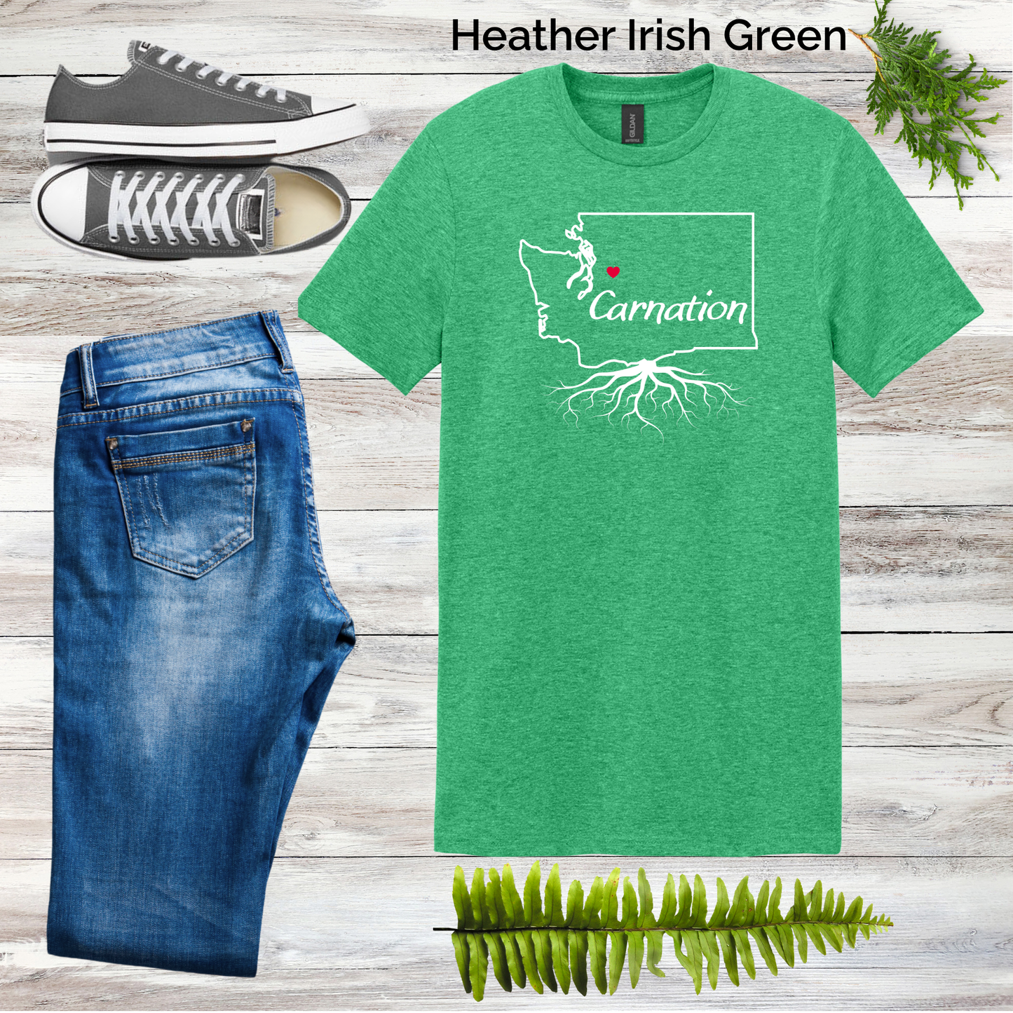 Carnation Roots Tee