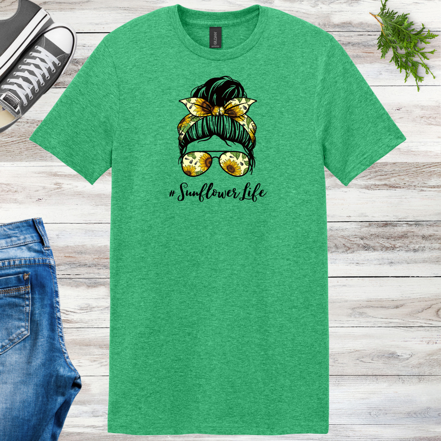 #Sunflower Life Unisex Tee