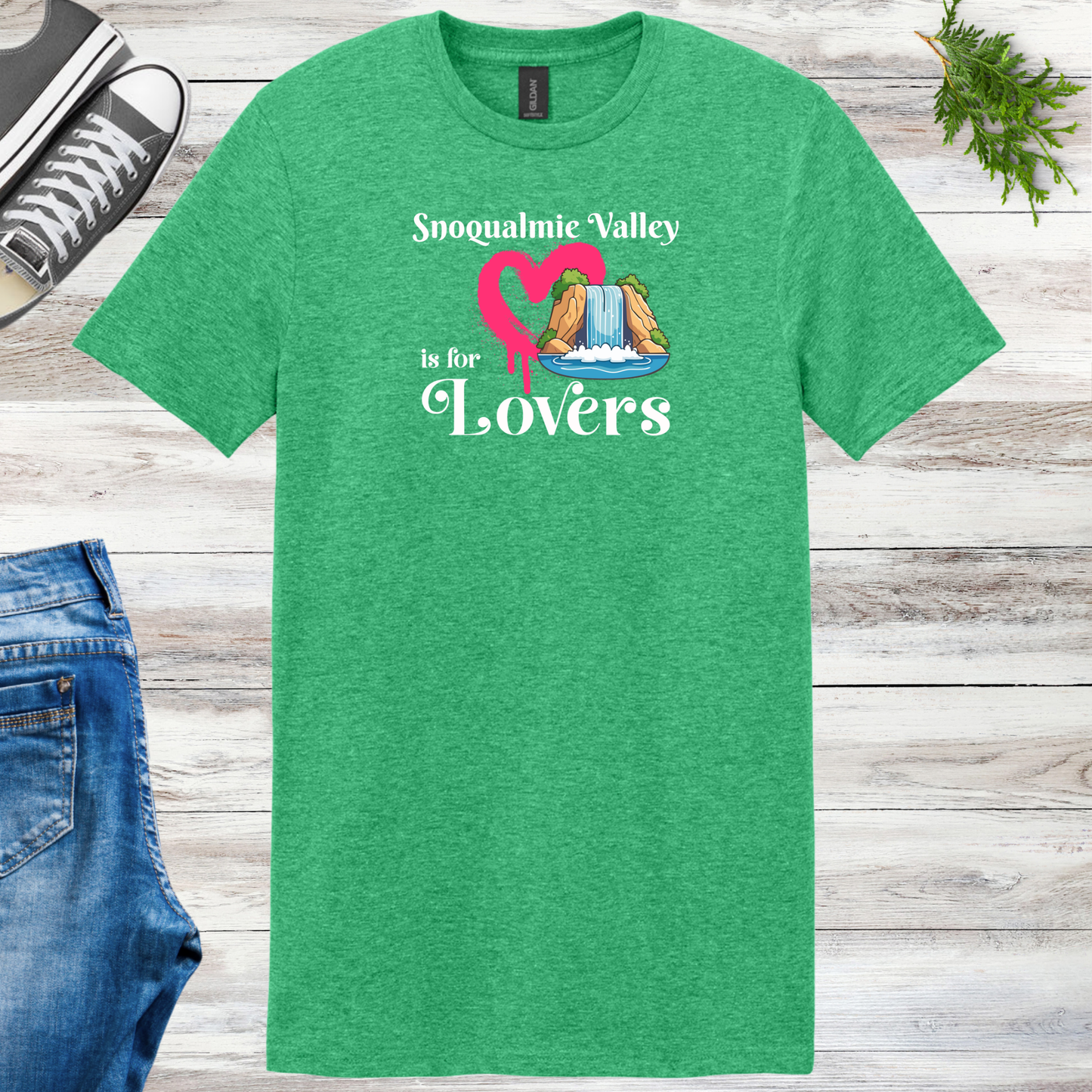 Snoqualmie Valley is For Lovers Unisex Tee
