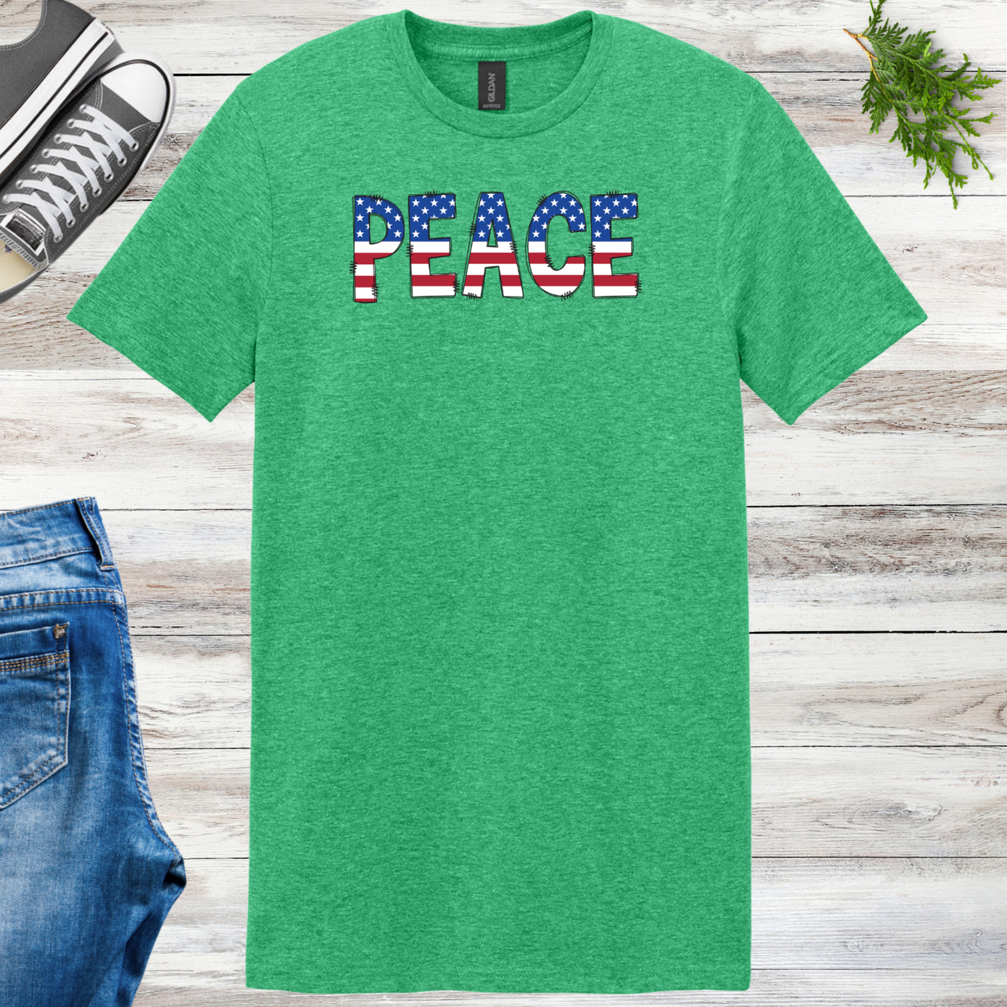 Peace Stars & Stripes Unisex Tee