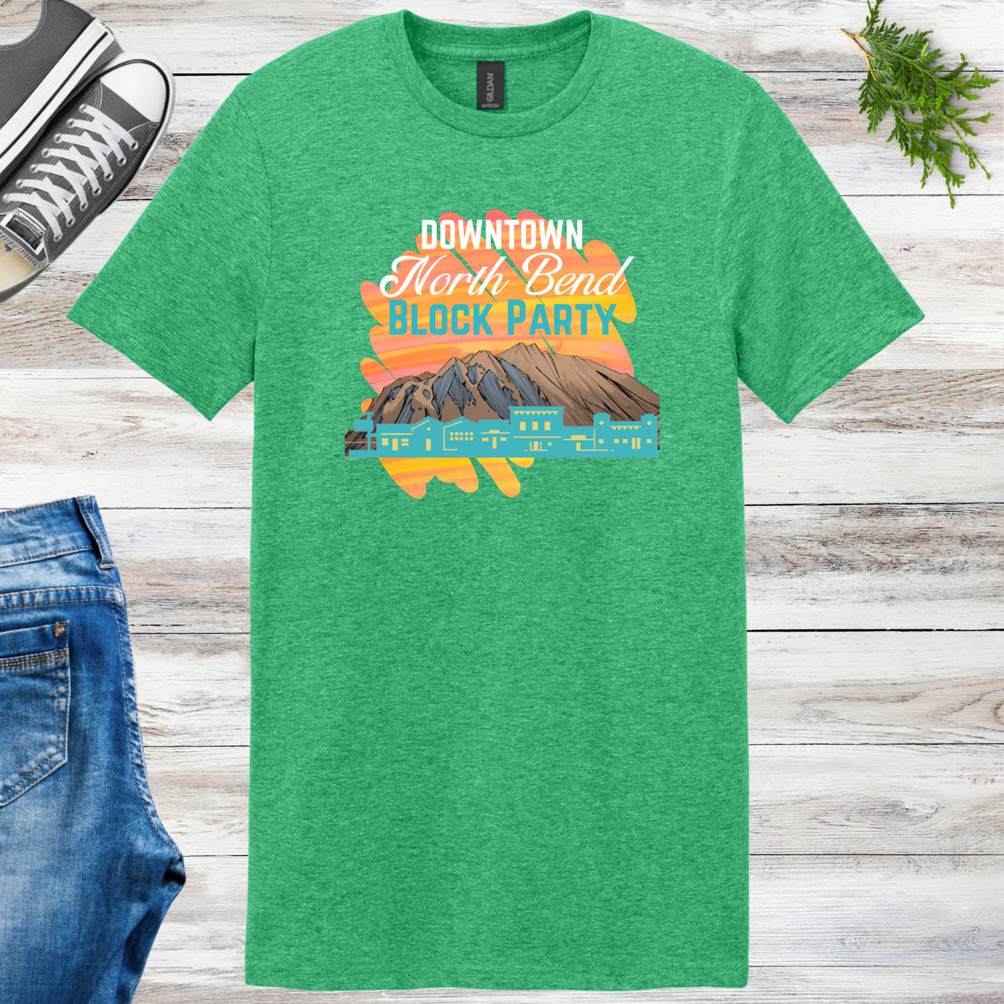 Downtown North Bend Block Party Unisex Tee