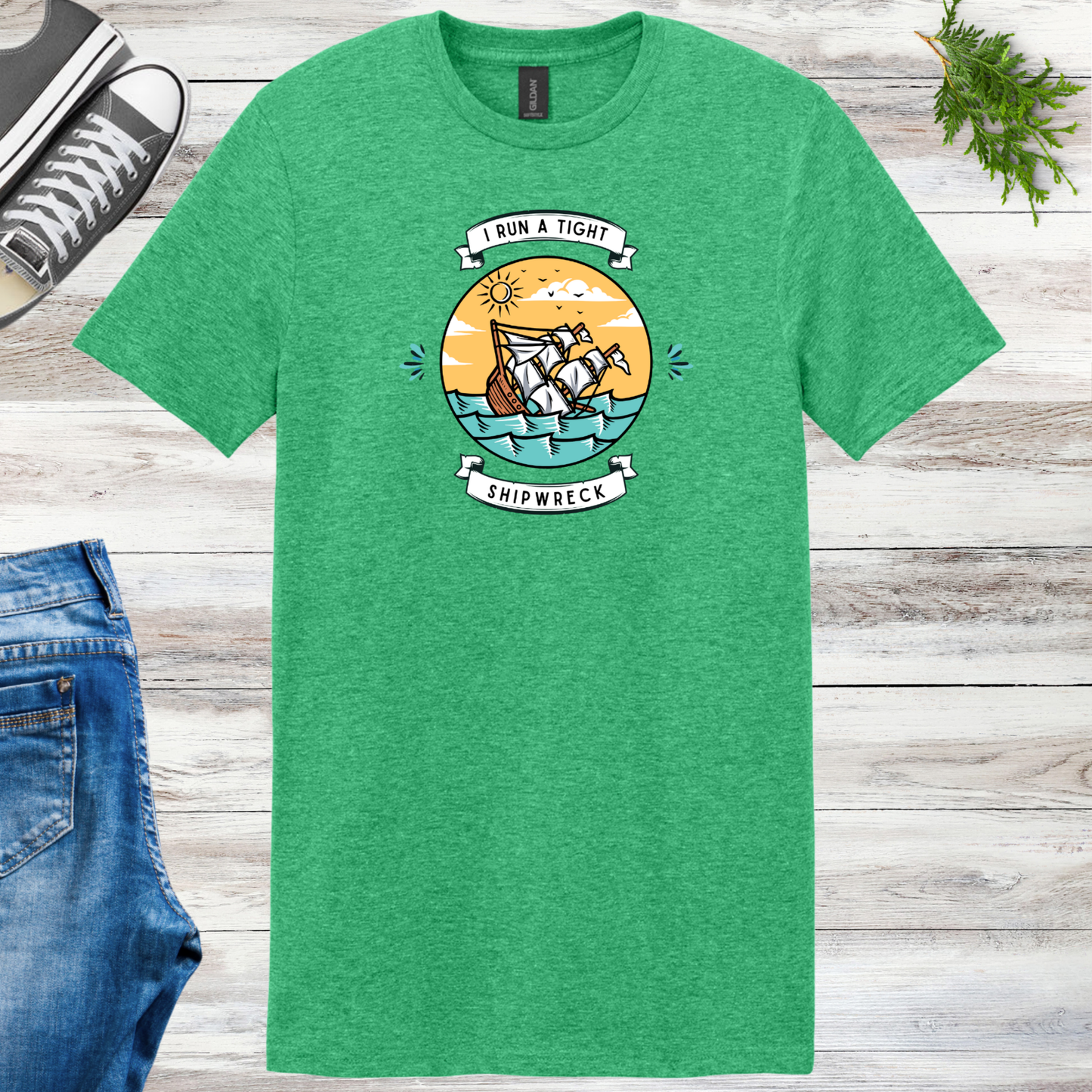 Run A Tight Shipwreck Unisex Tee