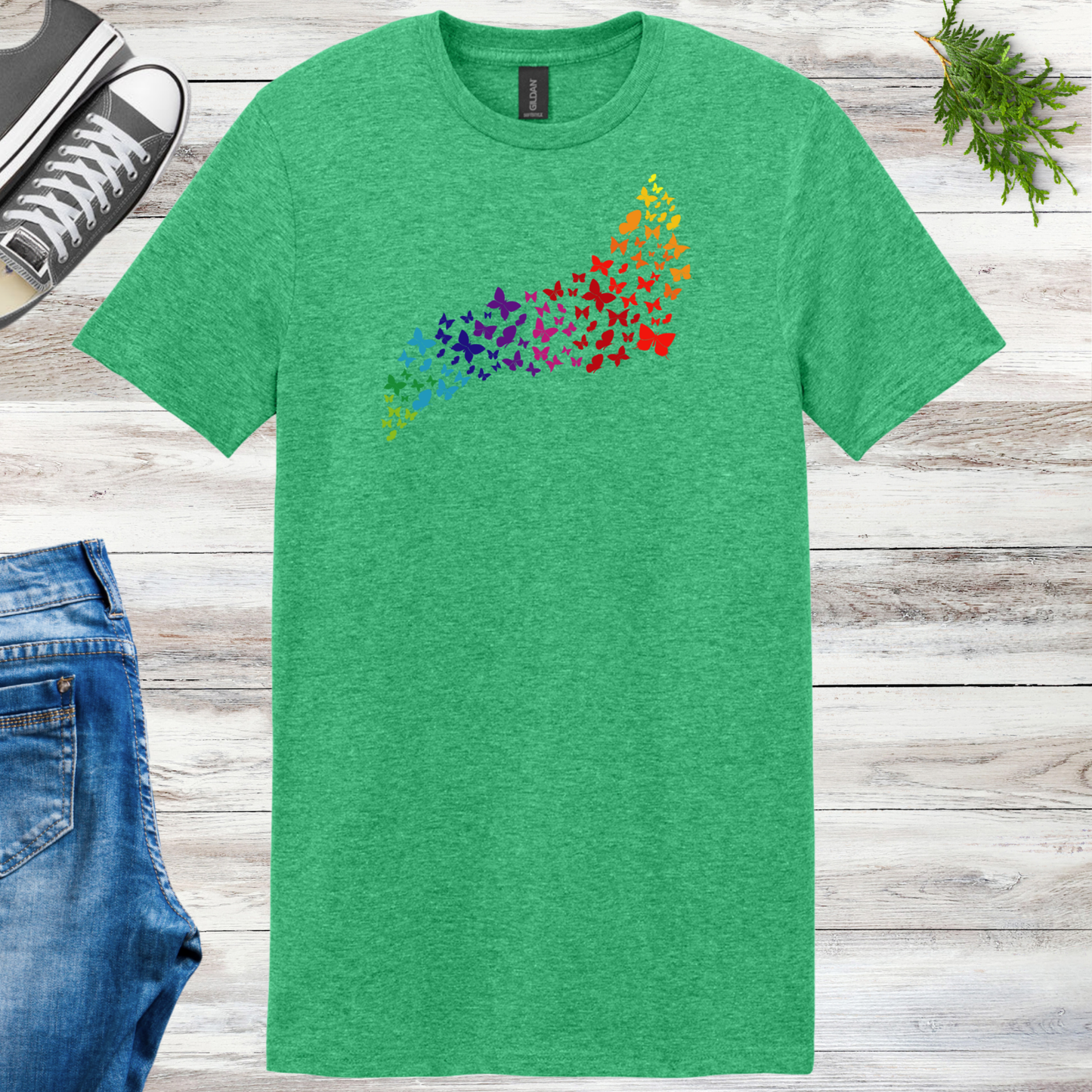 Butterfly Rainbow Unisex Tee
