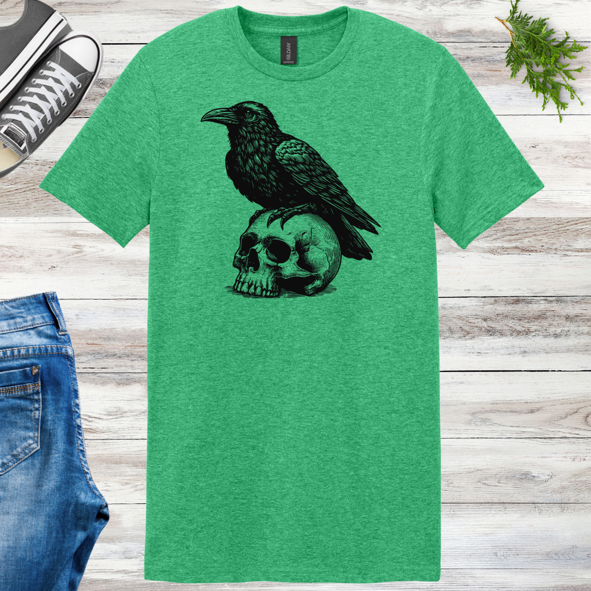 Crow Skull Unisex Tee