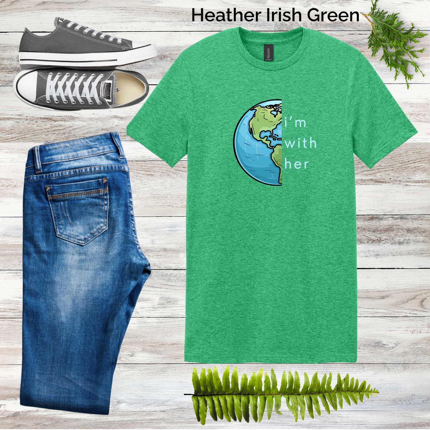 With Her Unisex Tee