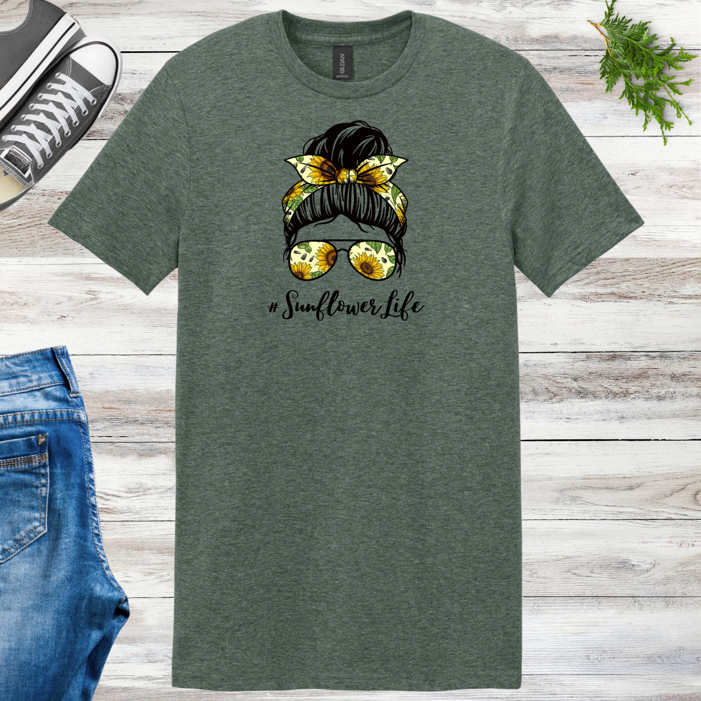 #Sunflower Life Unisex Tee