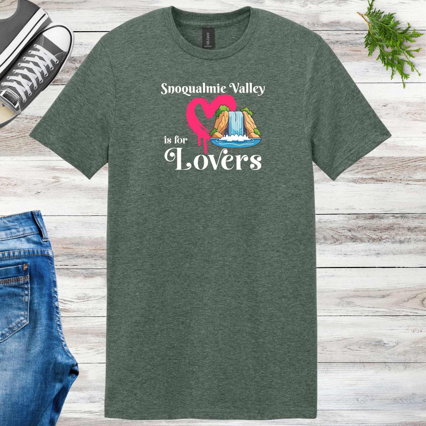Snoqualmie Valley is For Lovers Unisex Tee