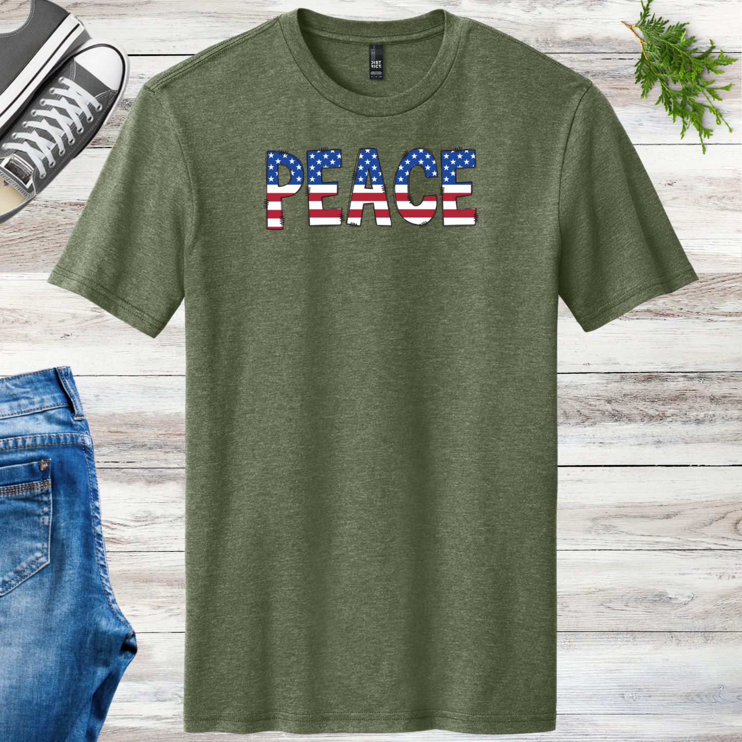 Peace Stars & Stripes Unisex Tee