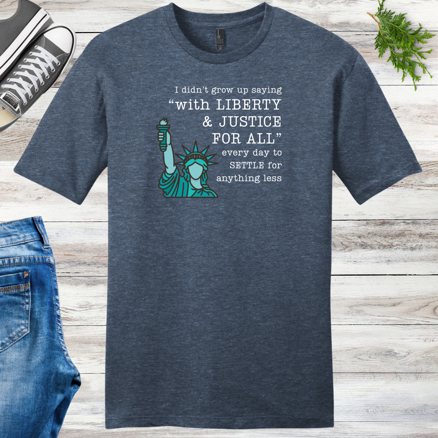 Green Liberty Unisex Tee