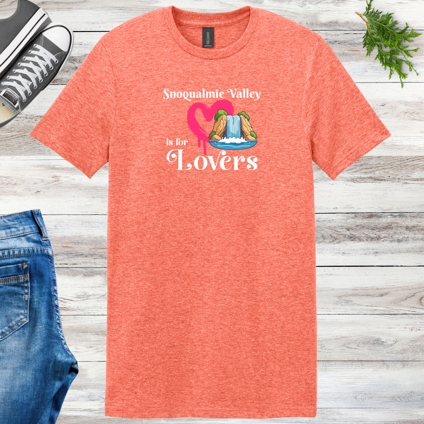 Snoqualmie Valley is For Lovers Unisex Tee