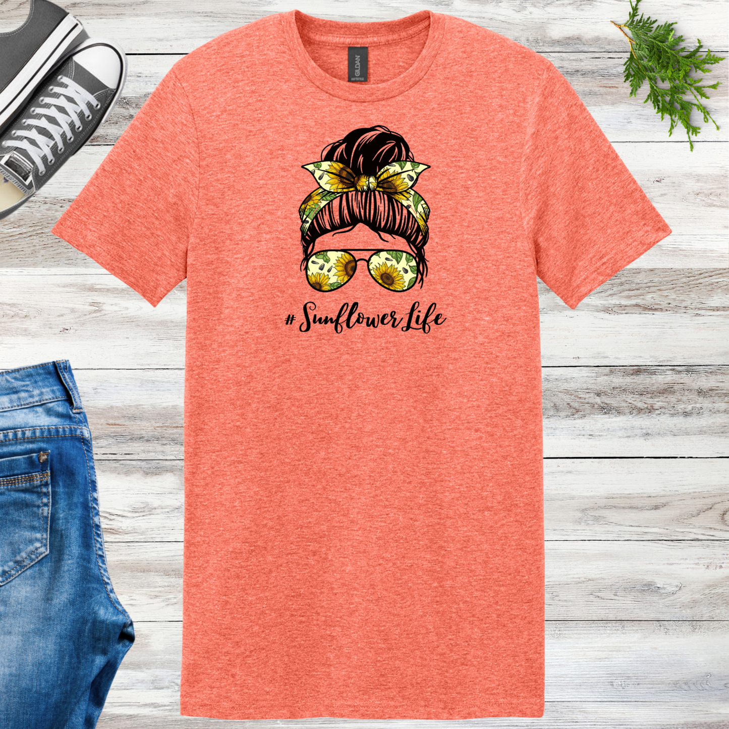 #Sunflower Life Unisex Tee
