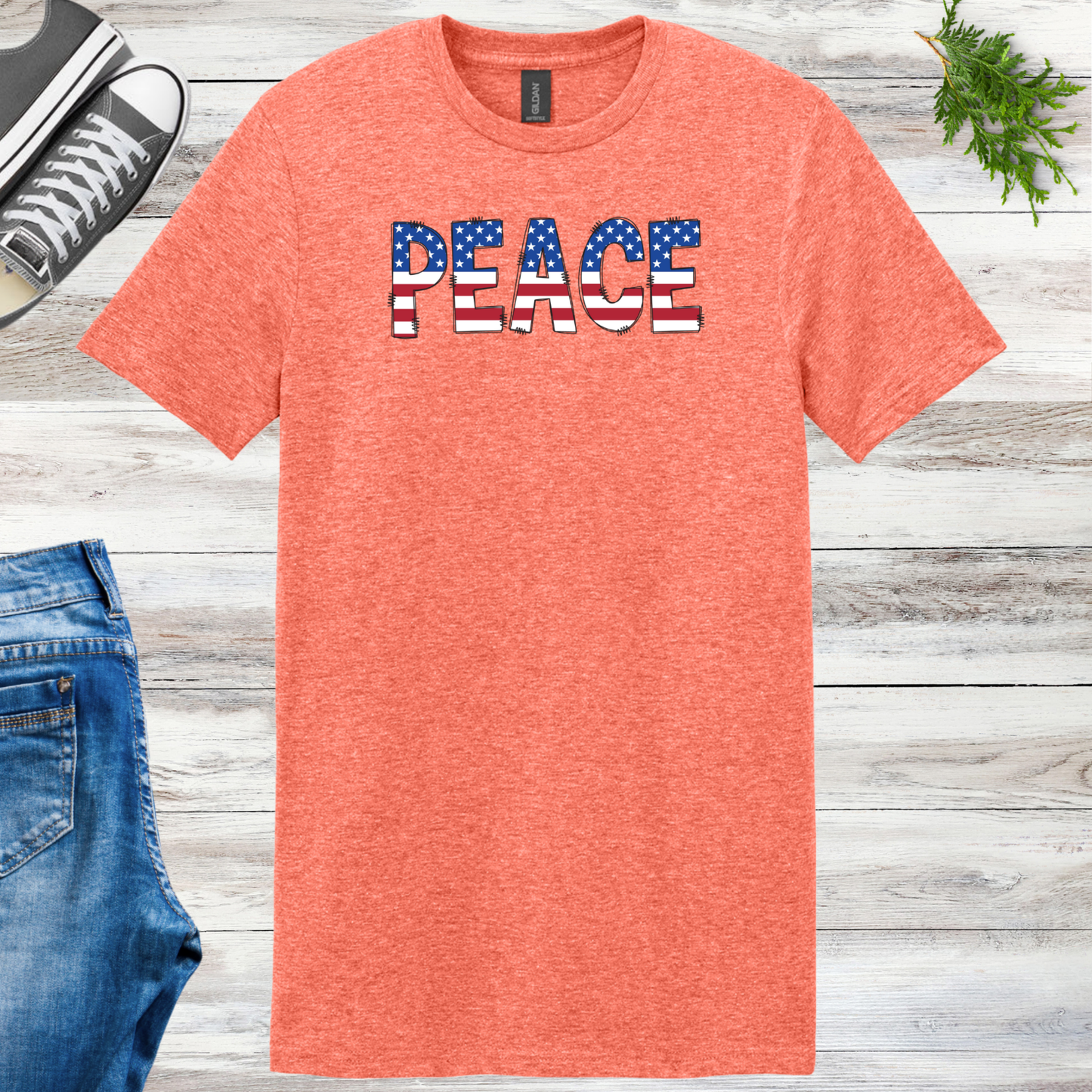 Peace Stars & Stripes Unisex Tee