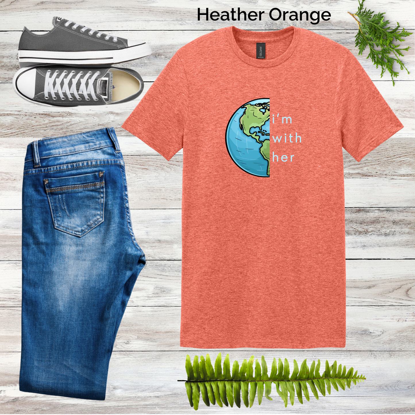 With Her Unisex Tee