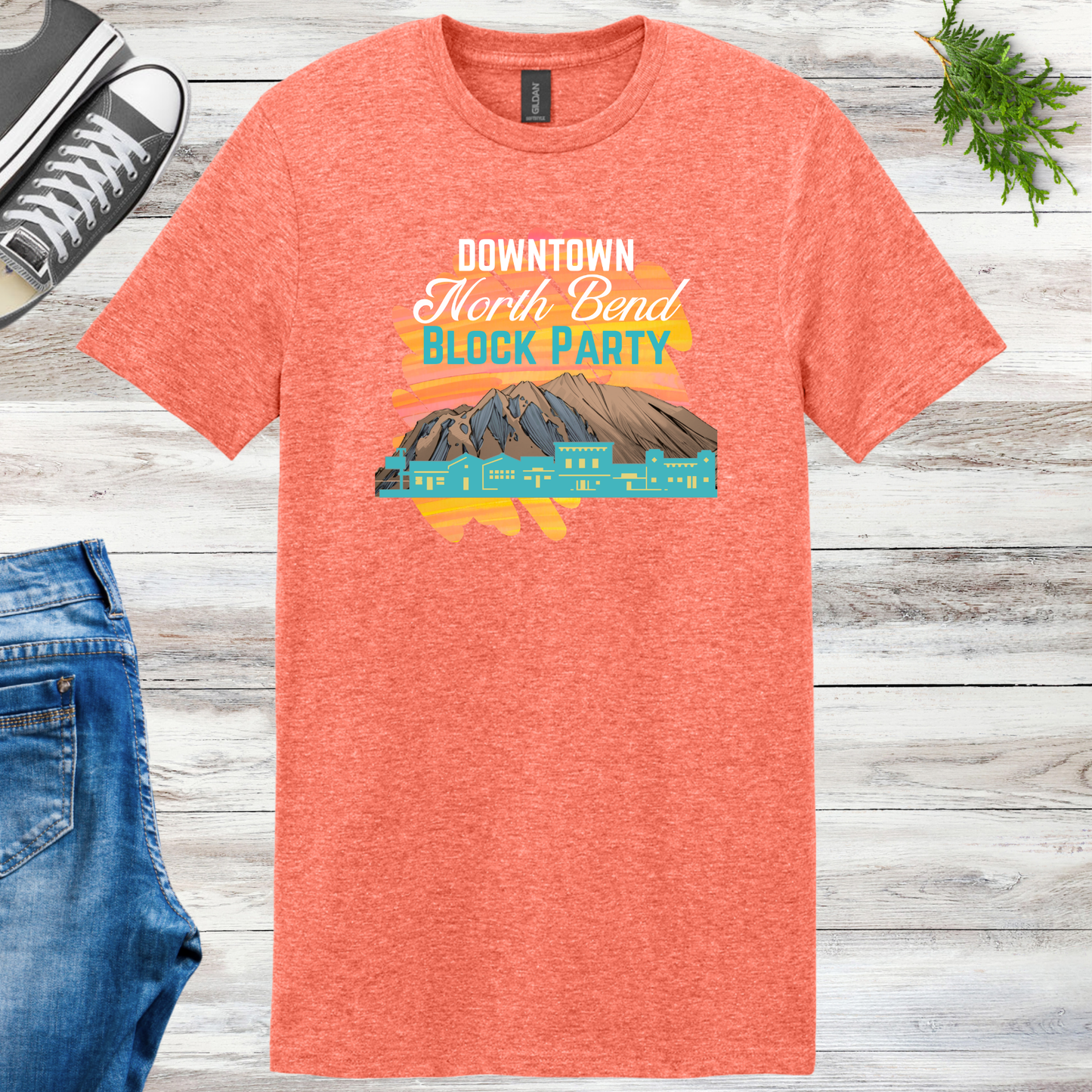 Downtown North Bend Block Party Unisex Tee