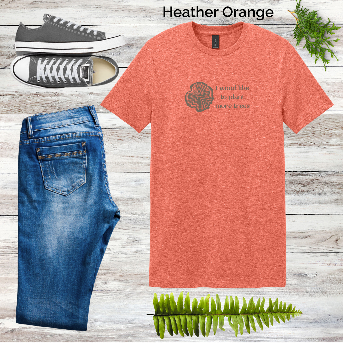 I WOOD Like to Plant More Trees Unisex Tee