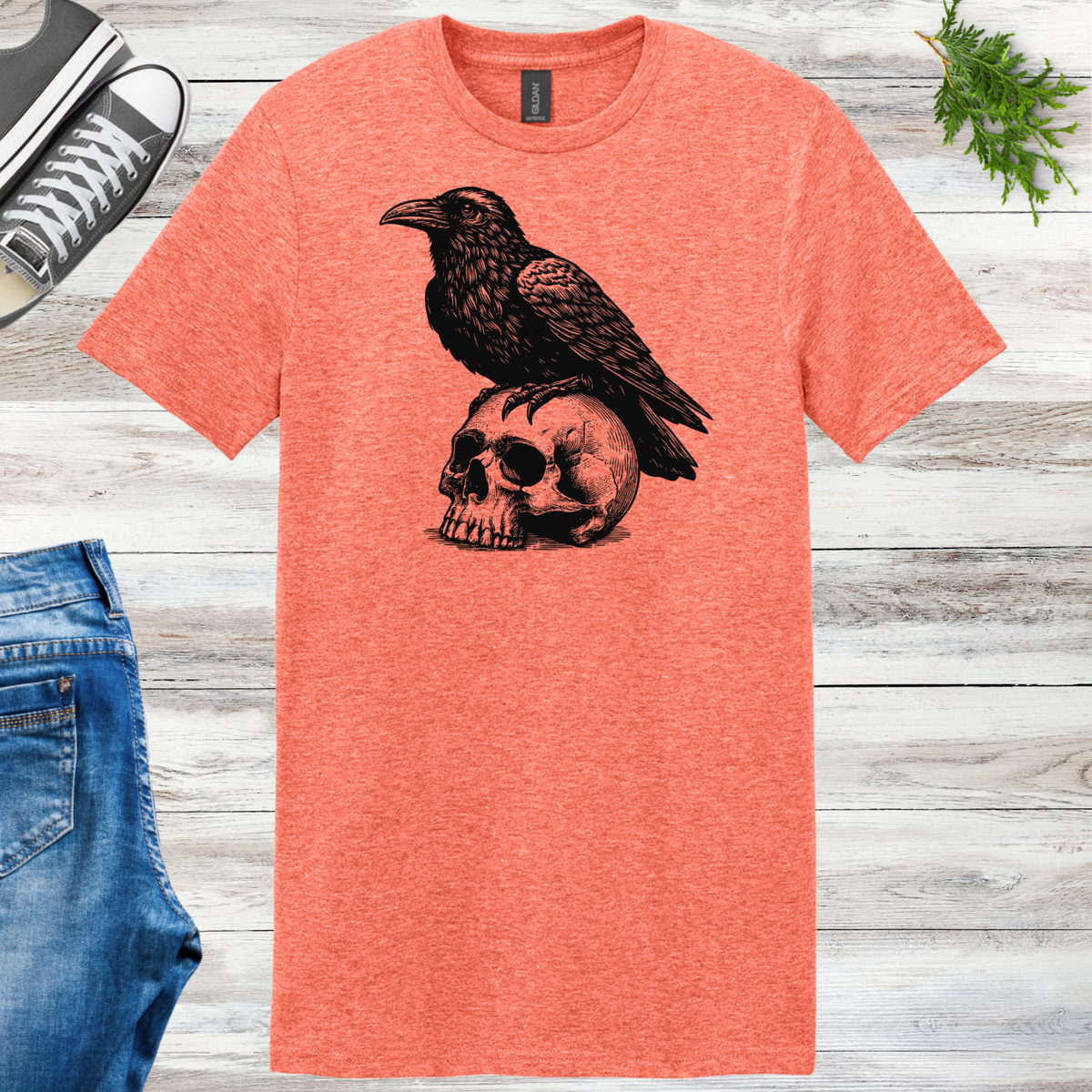 Crow Skull Unisex Tee