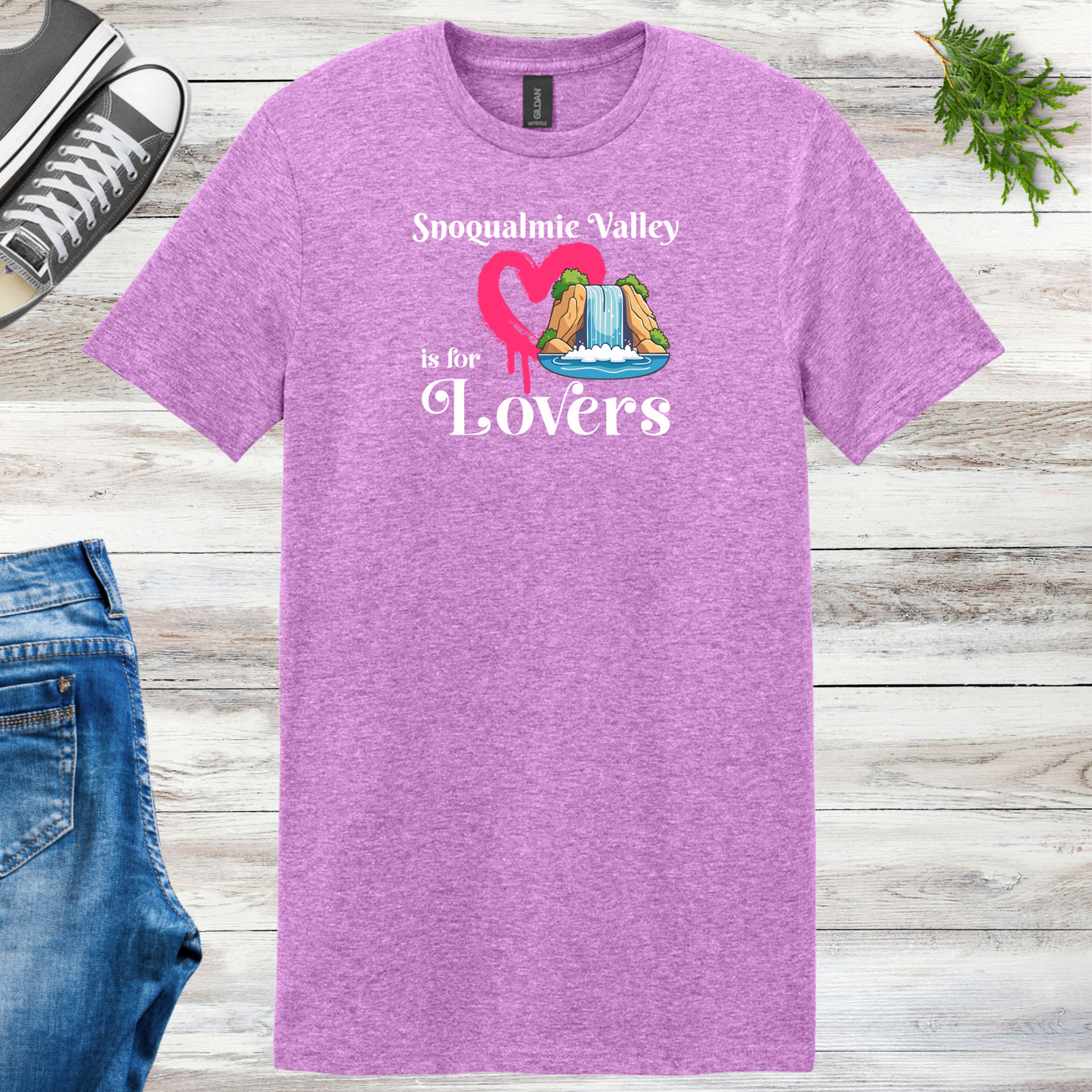 Snoqualmie Valley is For Lovers Unisex Tee