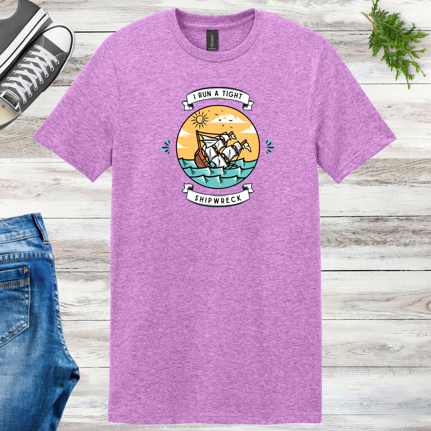 Run A Tight Shipwreck Unisex Tee