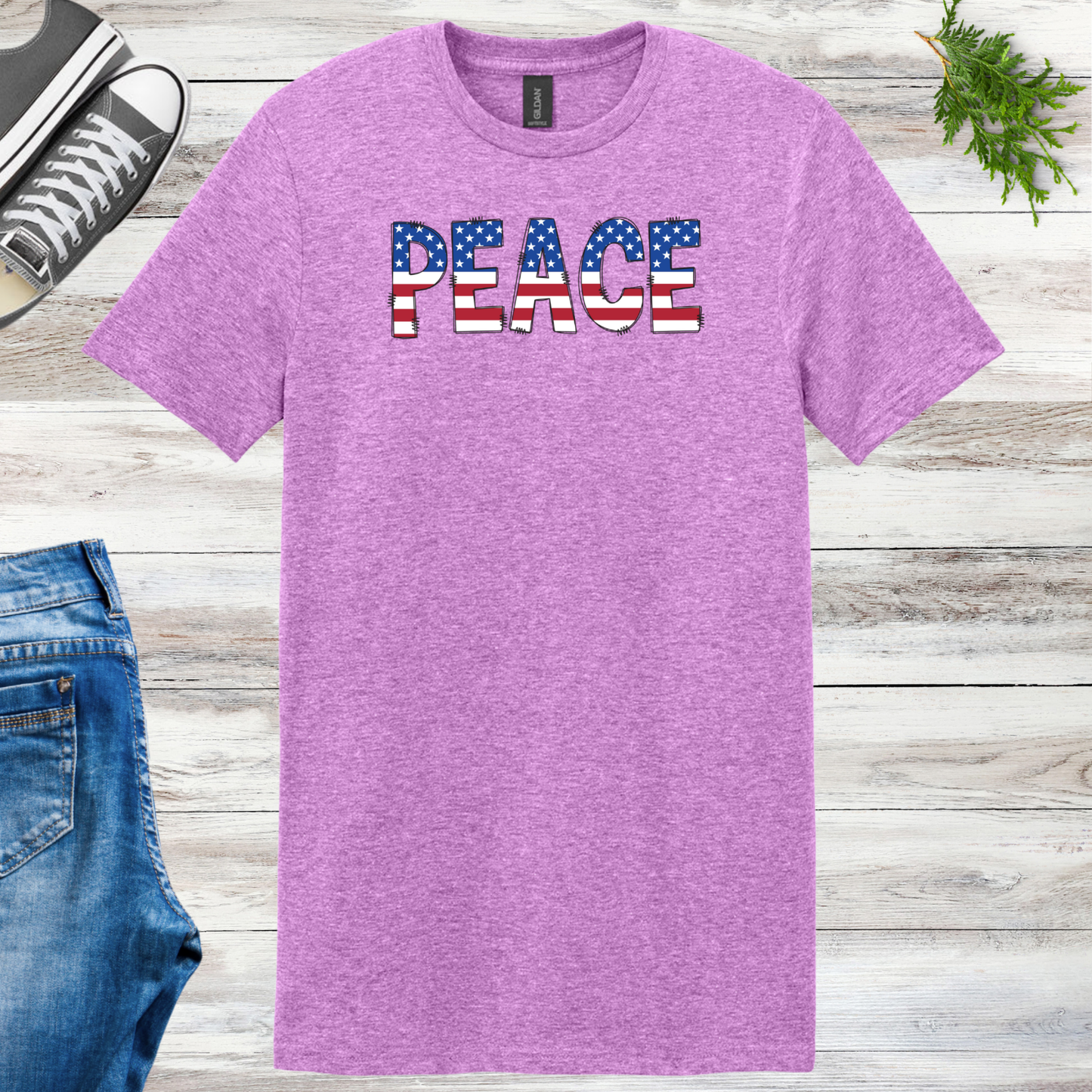 Peace Stars & Stripes Unisex Tee