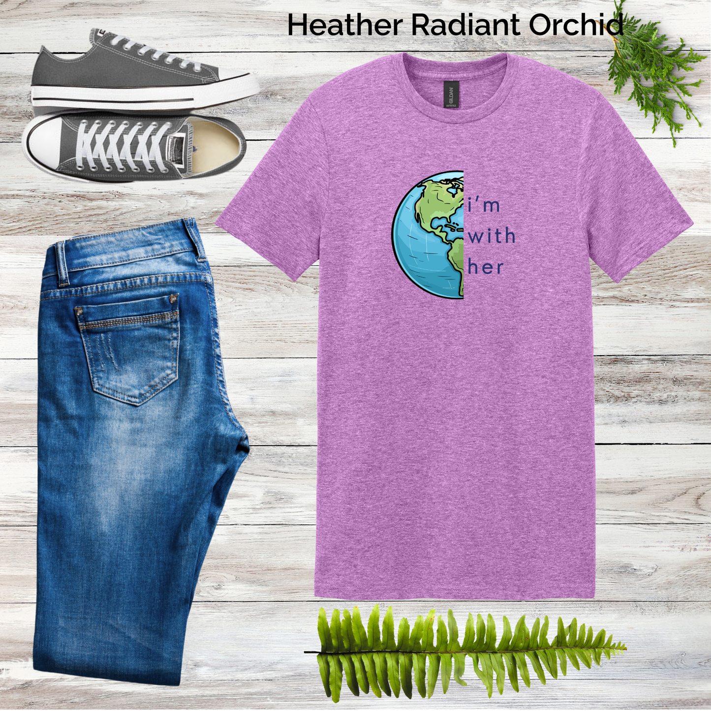 With Her Unisex Tee