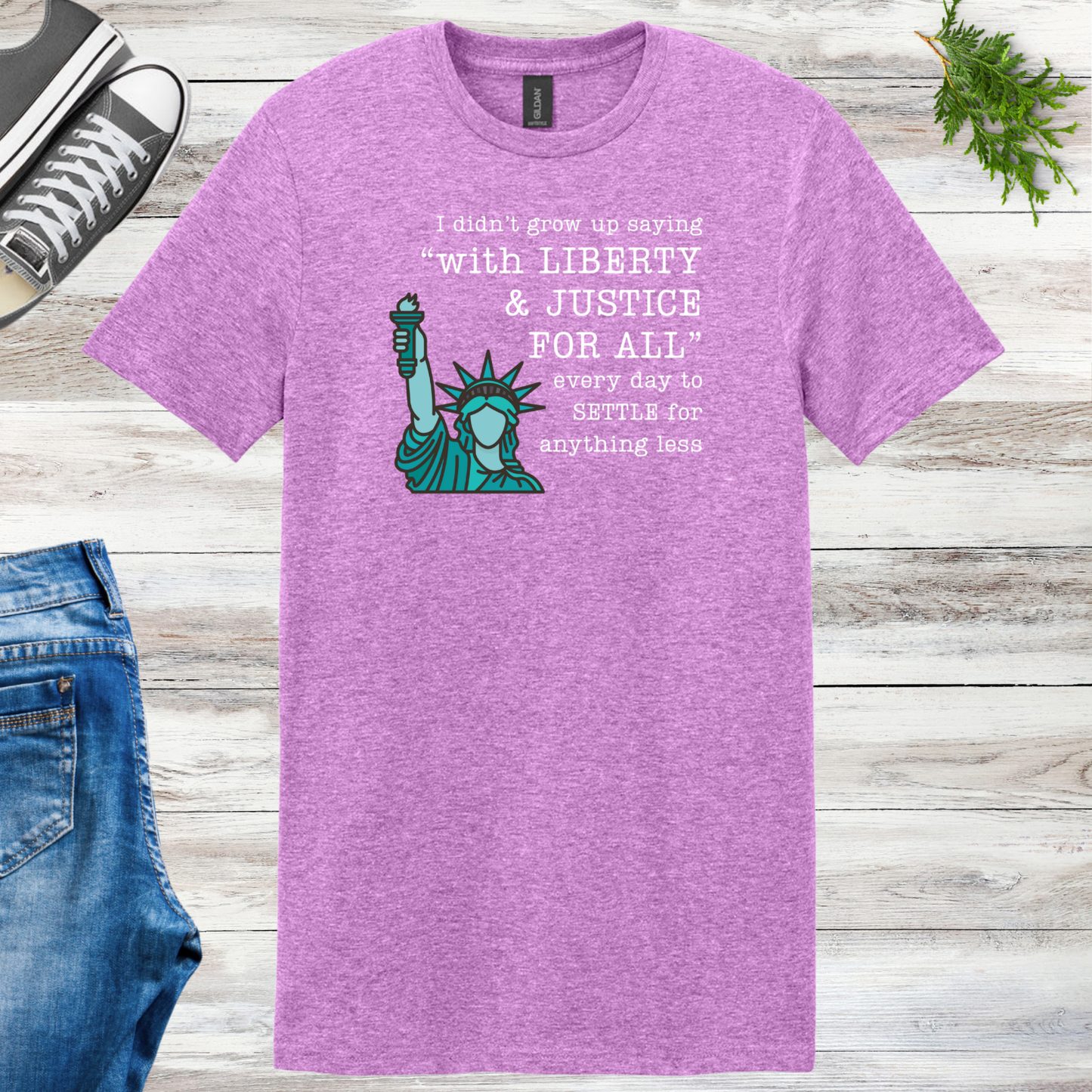 Green Liberty Unisex Tee