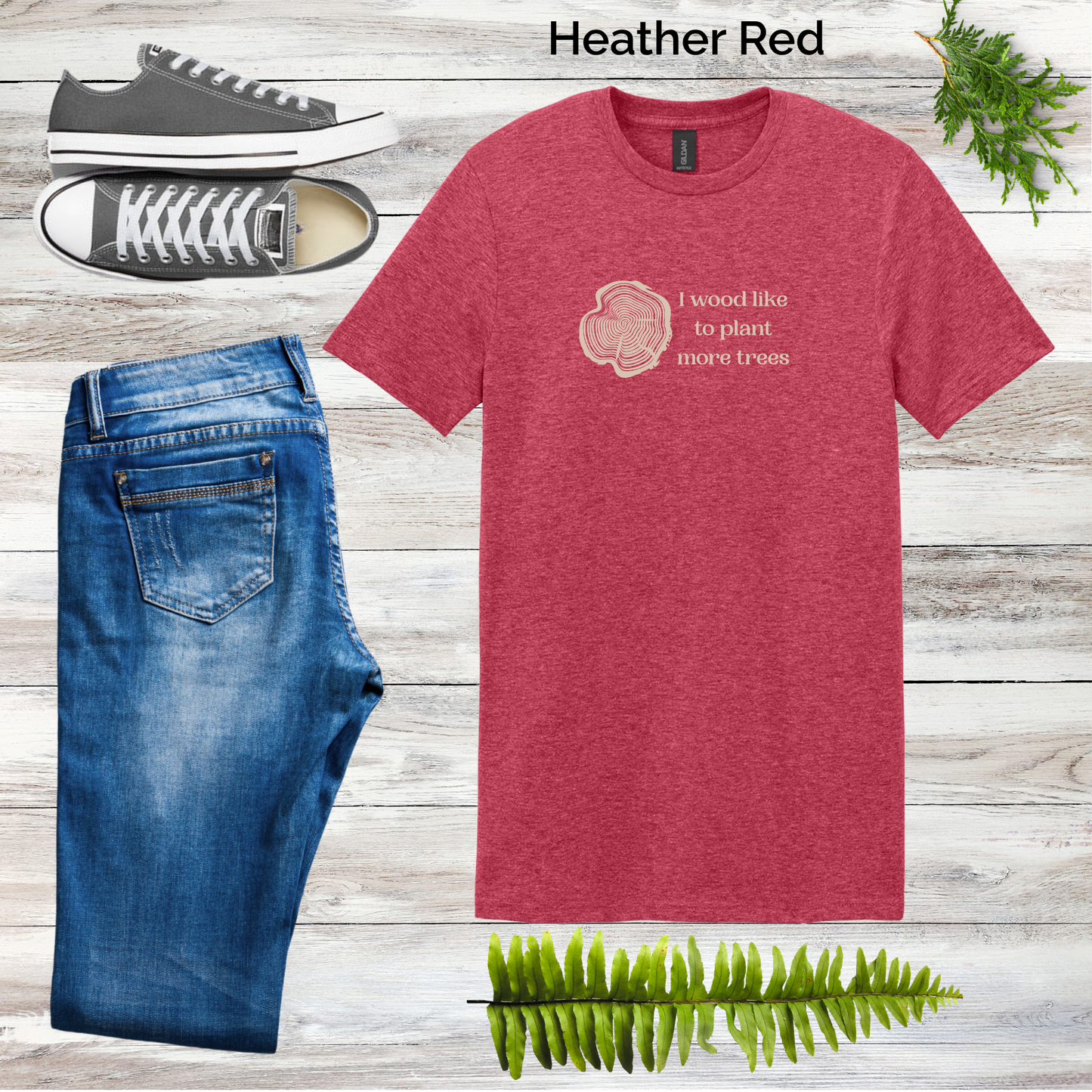 I WOOD Like to Plant More Trees Unisex Tee
