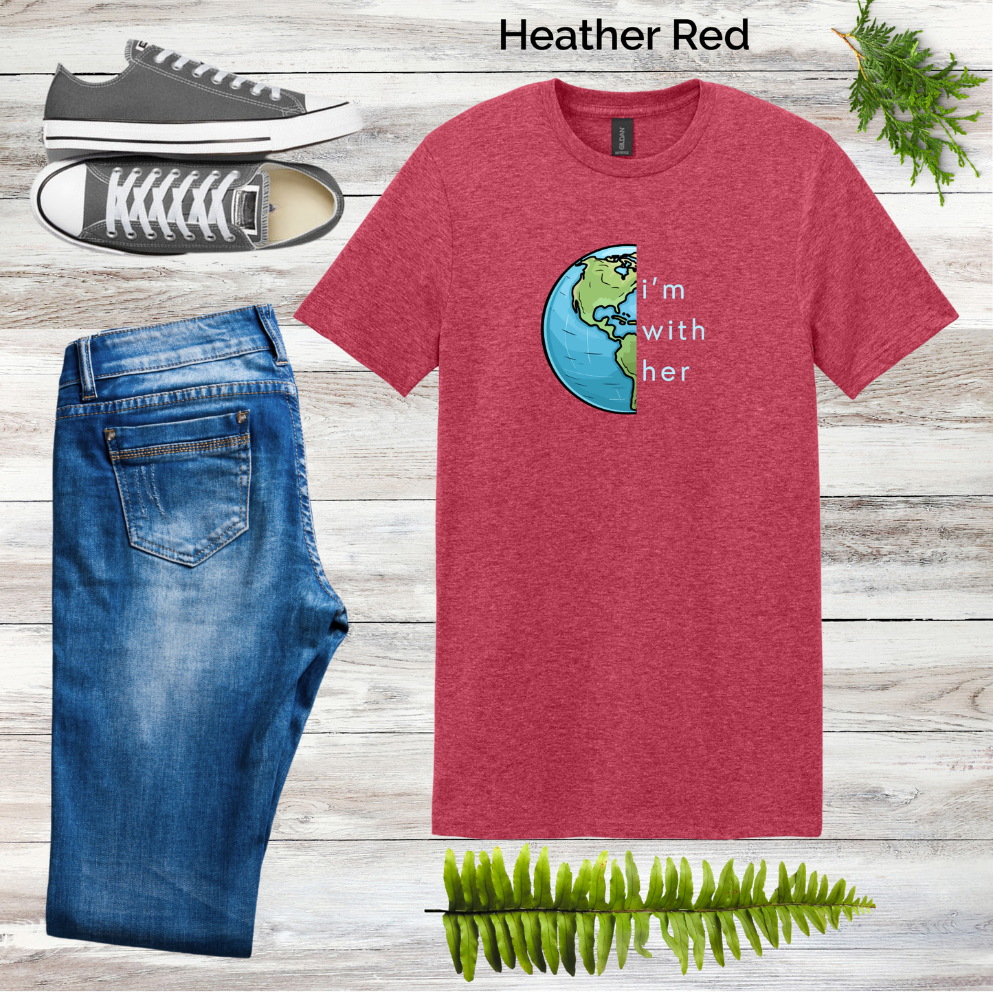 With Her Unisex Tee