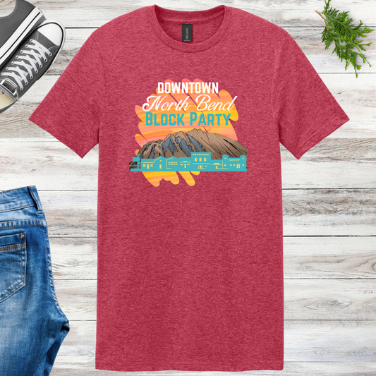 Downtown North Bend Block Party Unisex Tee