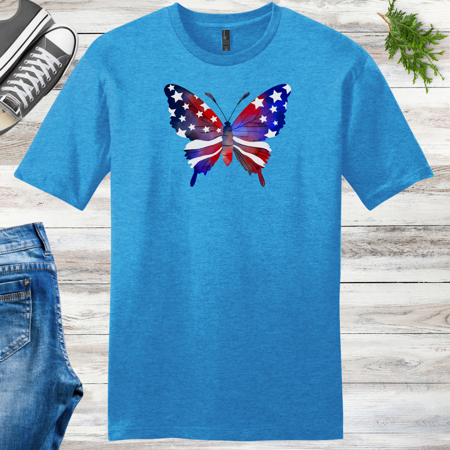 4th Of July Butterfly Unisex Tee