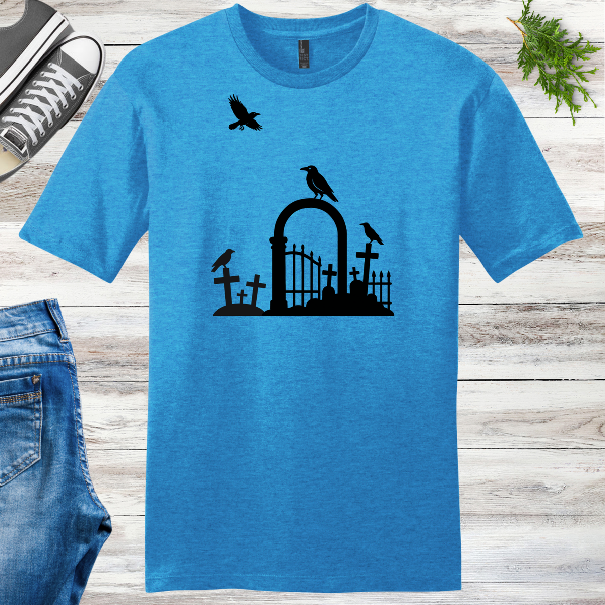 Cemetery Crows Unisex Tee