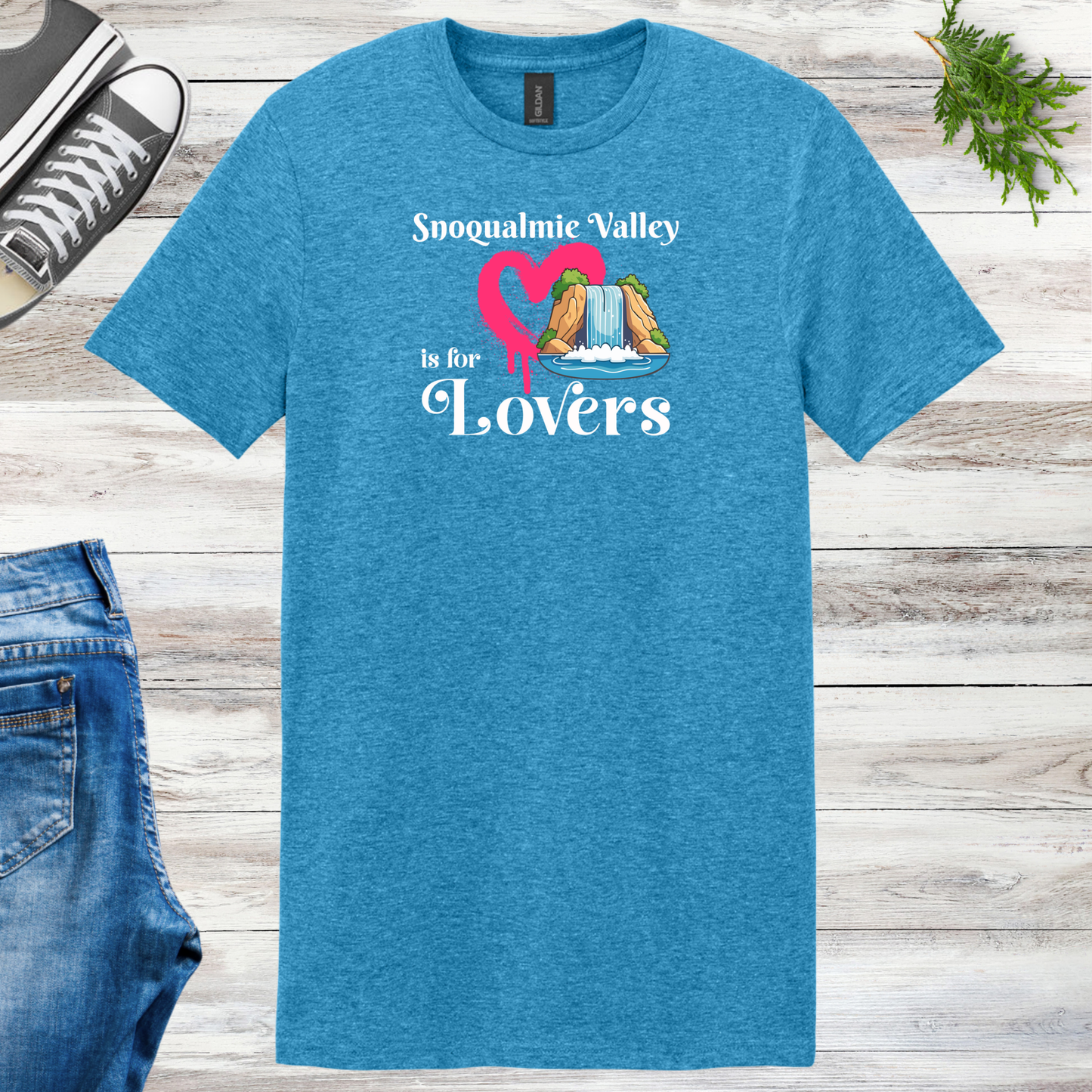 Snoqualmie Valley is For Lovers Unisex Tee