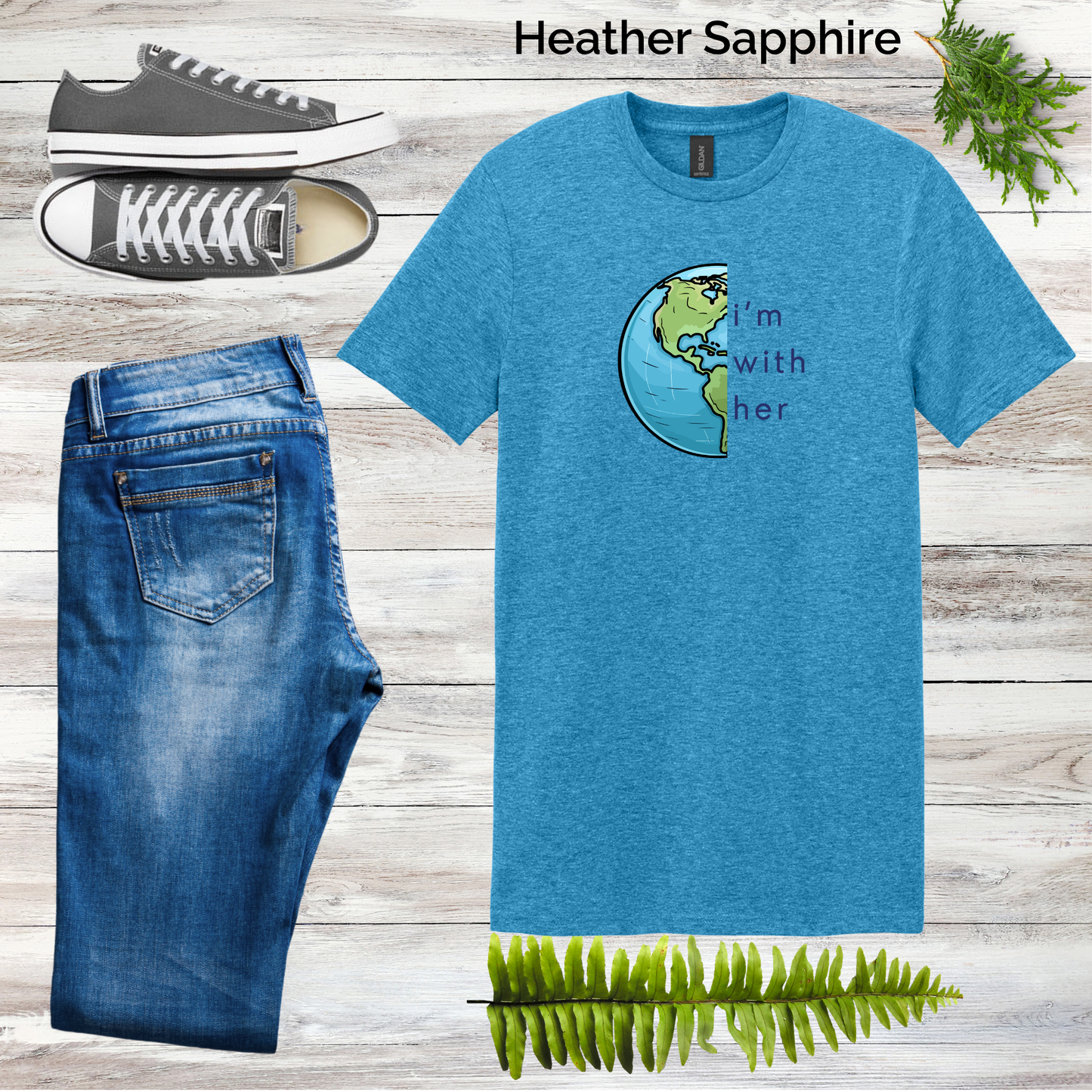 With Her Unisex Tee