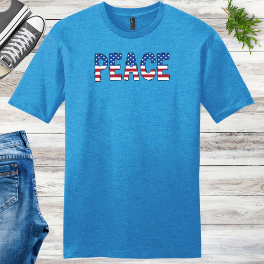Peace Stars & Stripes Unisex Tee