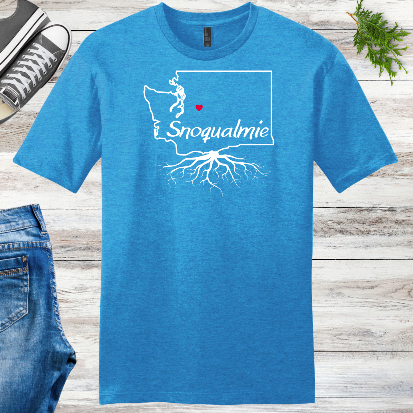 Snoqualmie Roots Unisex Tee Template