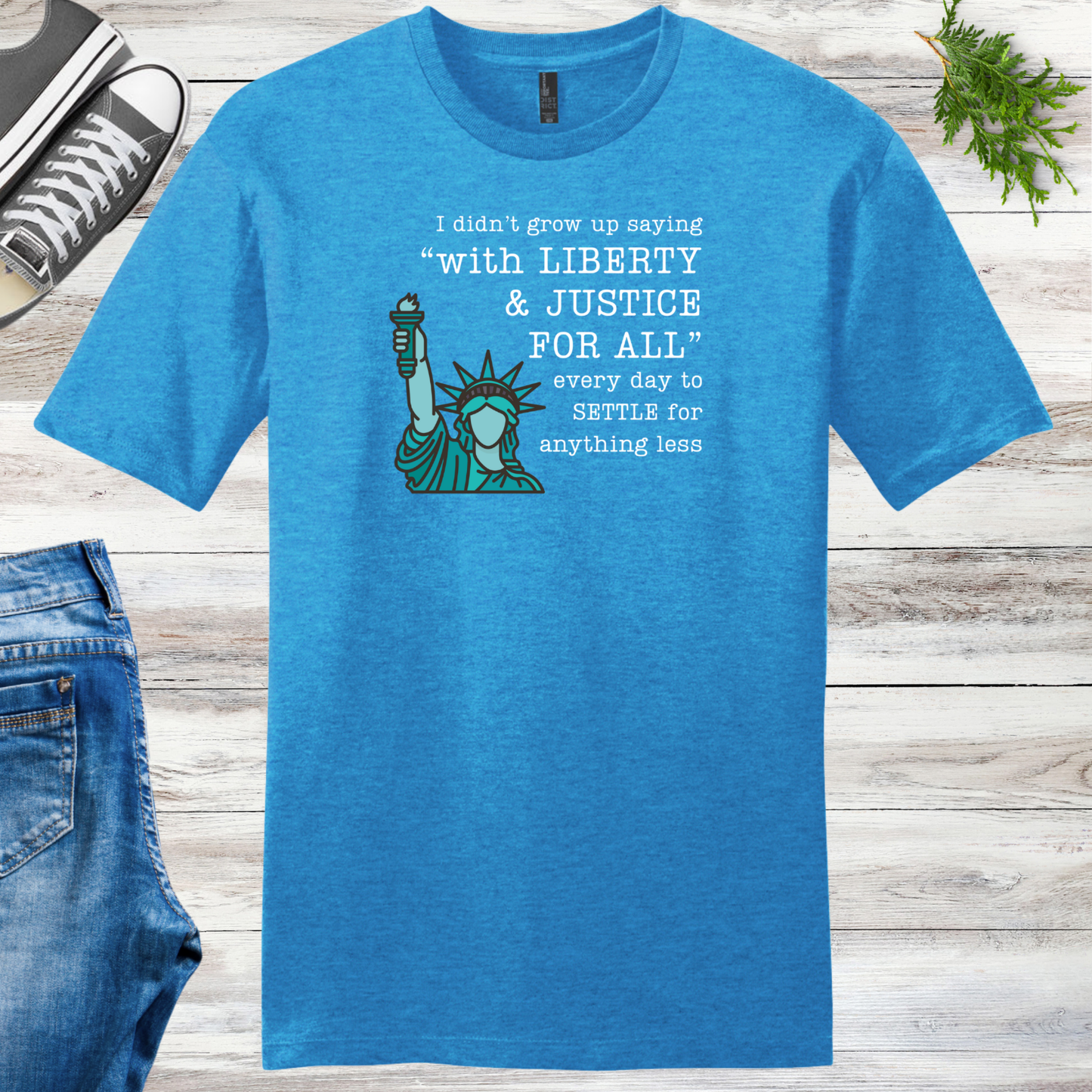 Green Liberty Unisex Tee