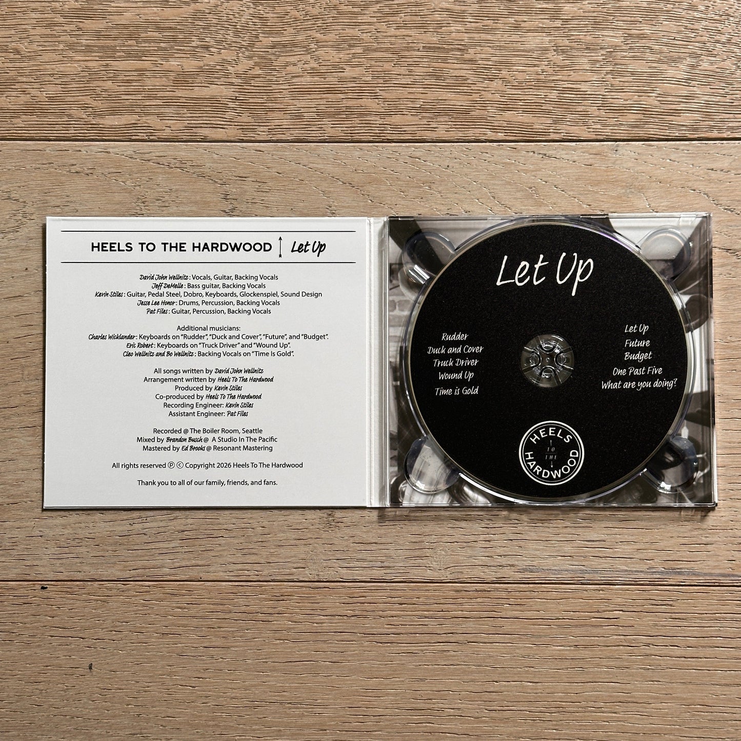 Heels To the Hardwood: Let Up CD