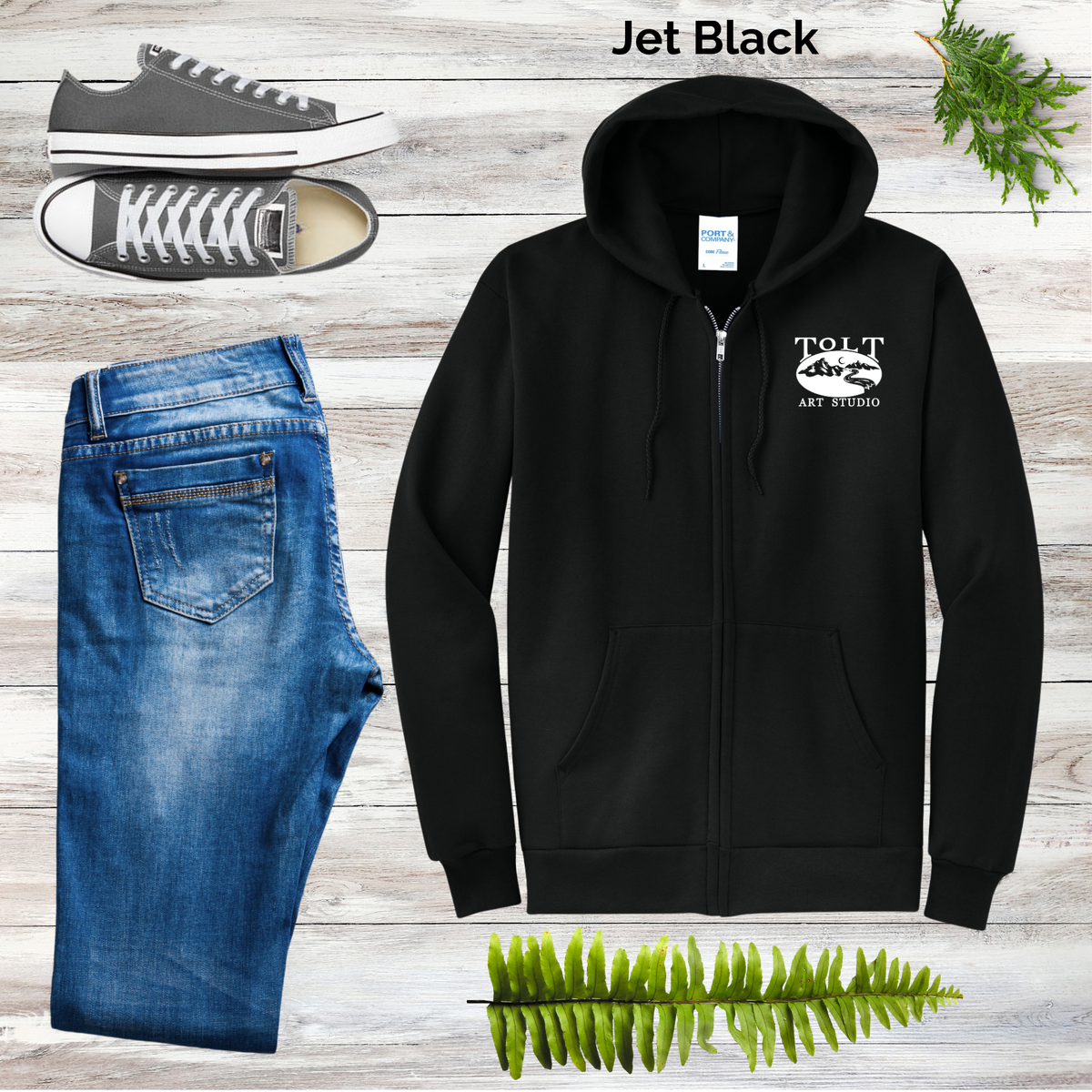 Tolt Art Studio Unisex Full Zip Hoodies