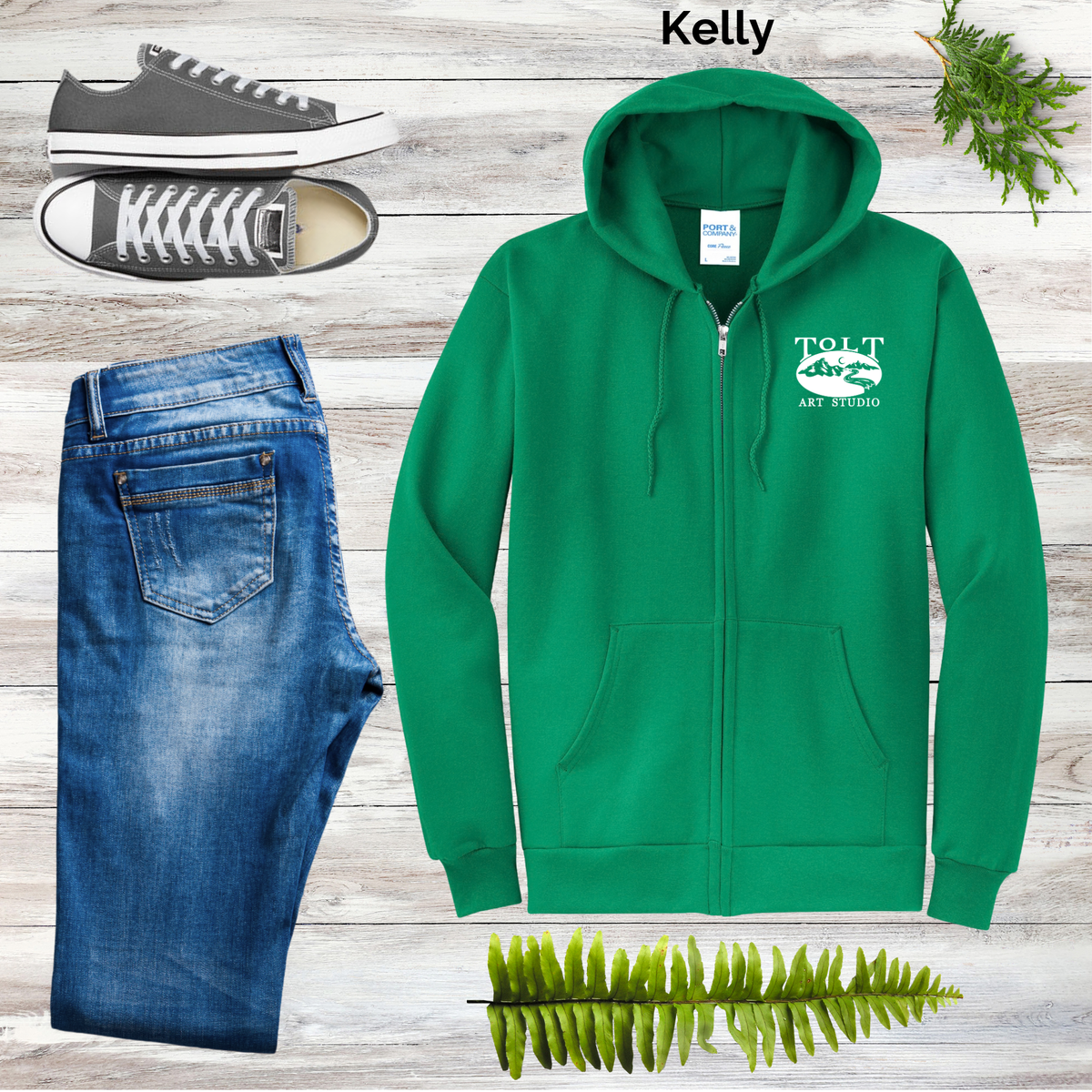 Tolt Art Studio Unisex Full Zip Hoodies
