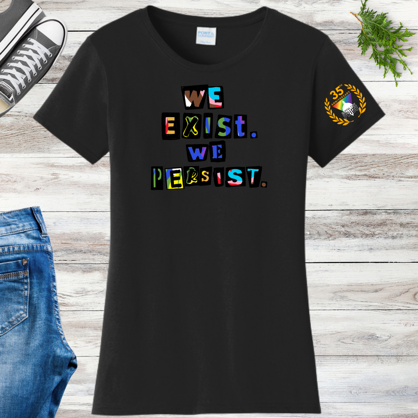 Olympia Pride 2026 We Exist We Persist Women's Tee
