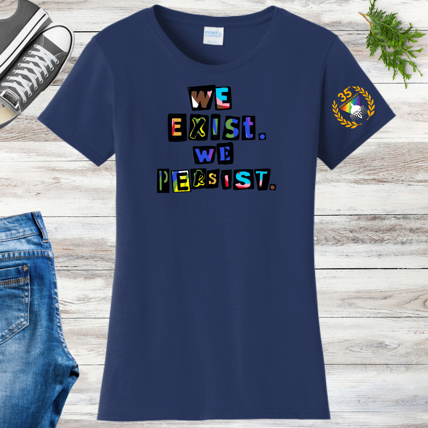 Olympia Pride 2026 We Exist We Persist Women's Tee
